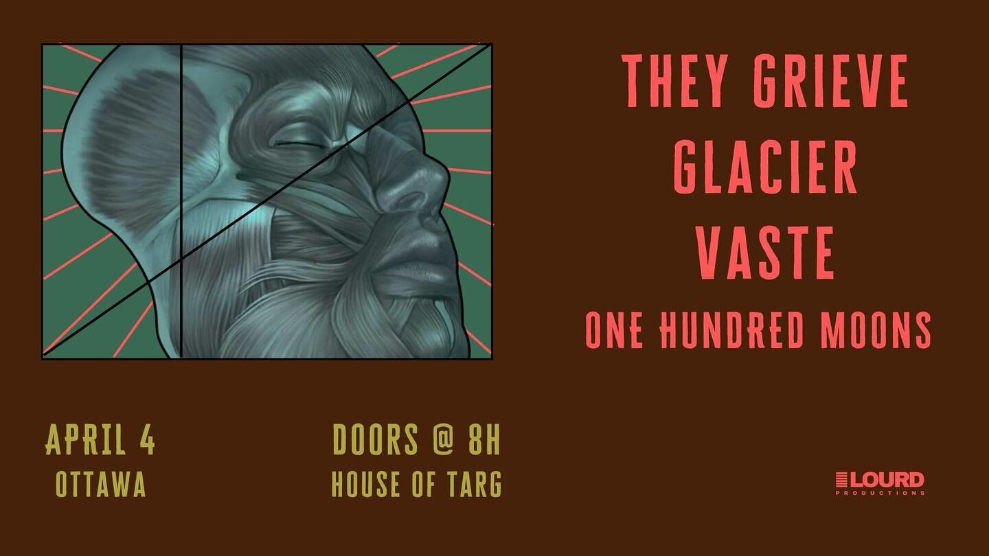 *TONIGHT!* Things are gettin&rsquo; heavy with @theygrieve and special guests @glacierband @vaste.band and @100moonsband - doors@8pm - join us!!! 🙂👾🙂

More INFO/DETAILS here:
http://www.houseoftarg.com/concert-listings-events/they-grieve-glacier-b