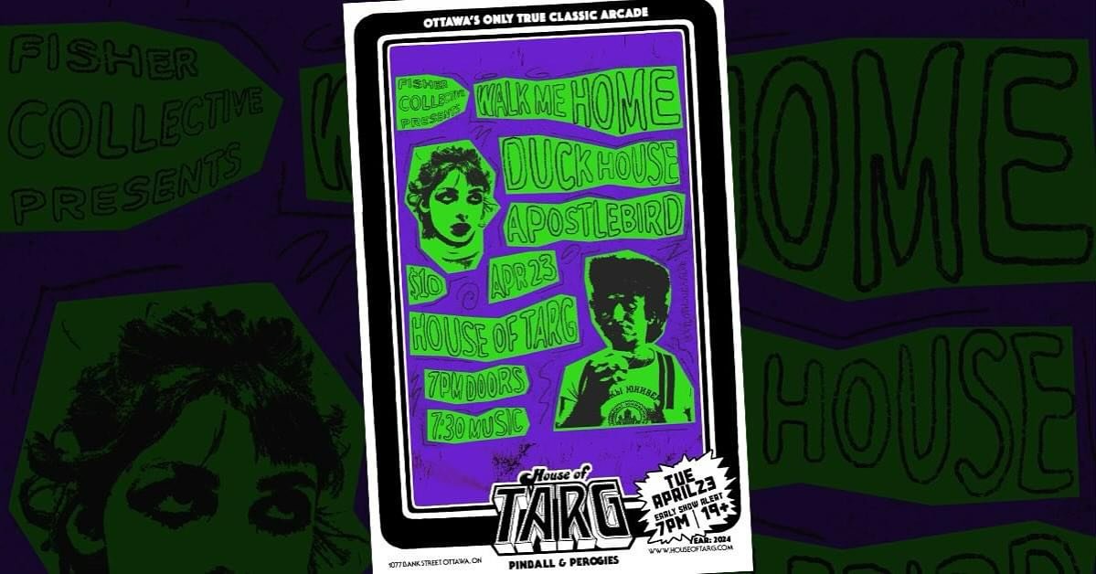 *TONIGHT - EARLY SHOW!* Wicked bill featuring Boston Art/Noise Rockers @walkmeh0me with special guests @duckhouse166 and @apostlebirdband brought to you by @fisher__collective - doors@7pm, bands@7:30pm - join us!!! 🙂👾🙂

More INFO/DETAILS here:
htt