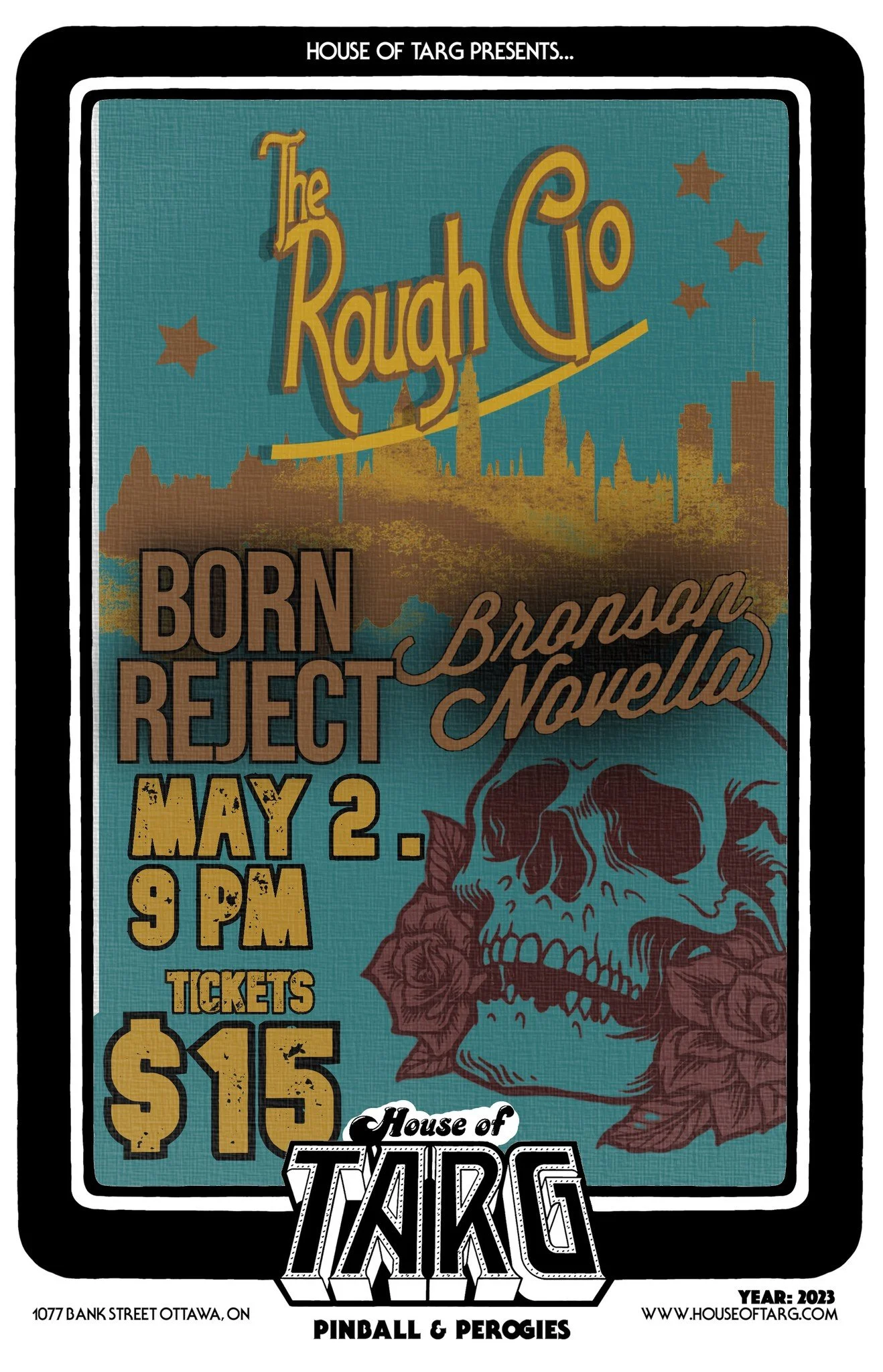 THE ROUGH GO + BORN REJECT + BRONSON NOVELLA