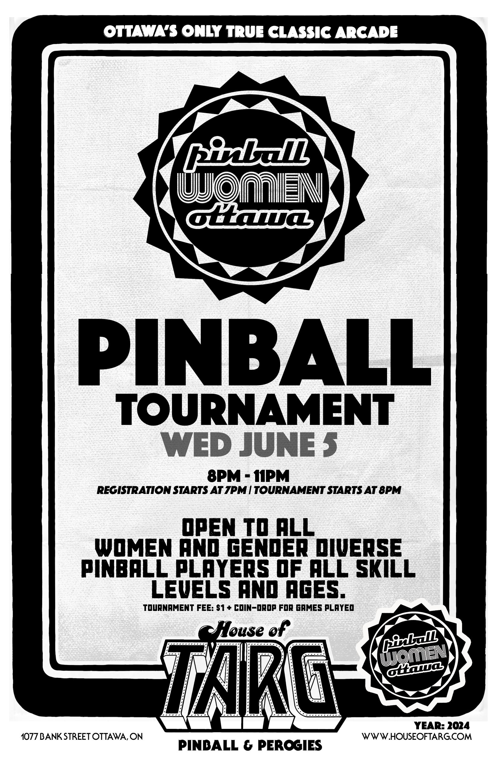 Pinball Women Ottawa June Tournament