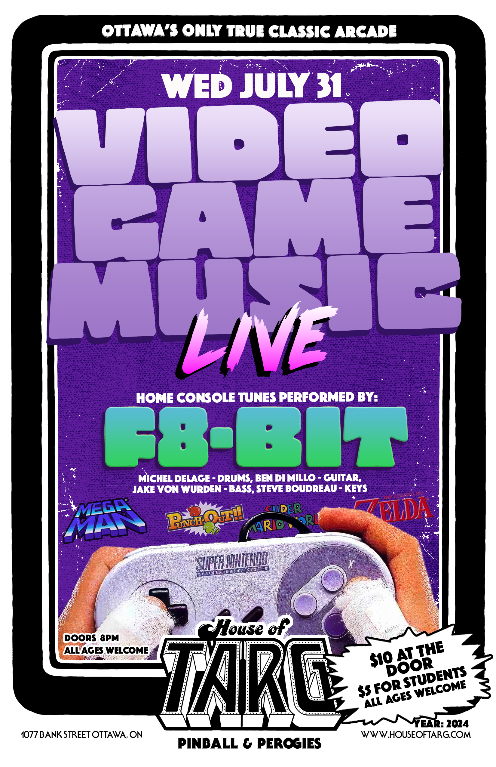 VIDEO GAME MUSIC LIVE: w/ F8-Bit