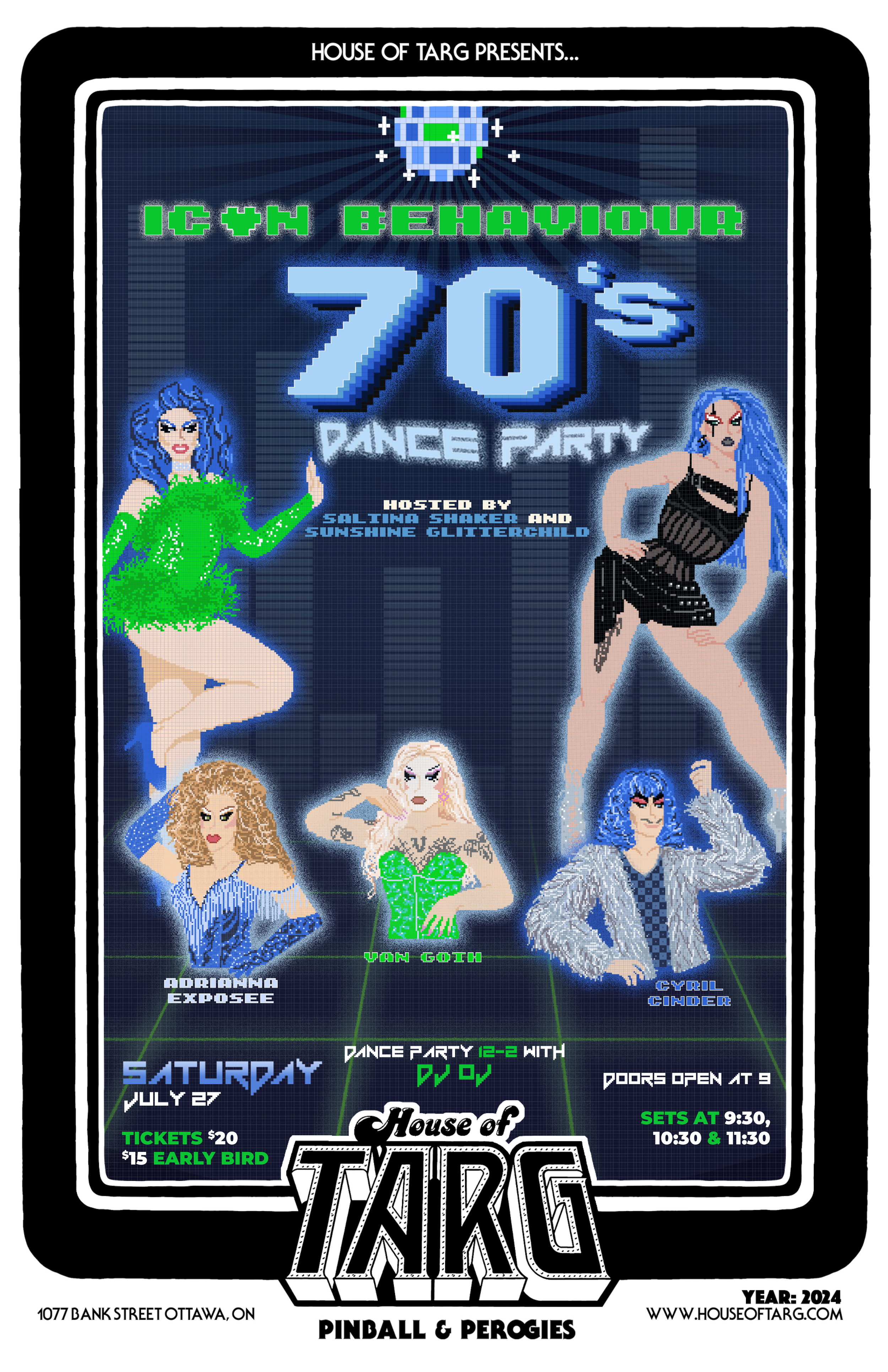 ICON BEHAVIOUR: 70s Night Drag Show &amp; Dance Party