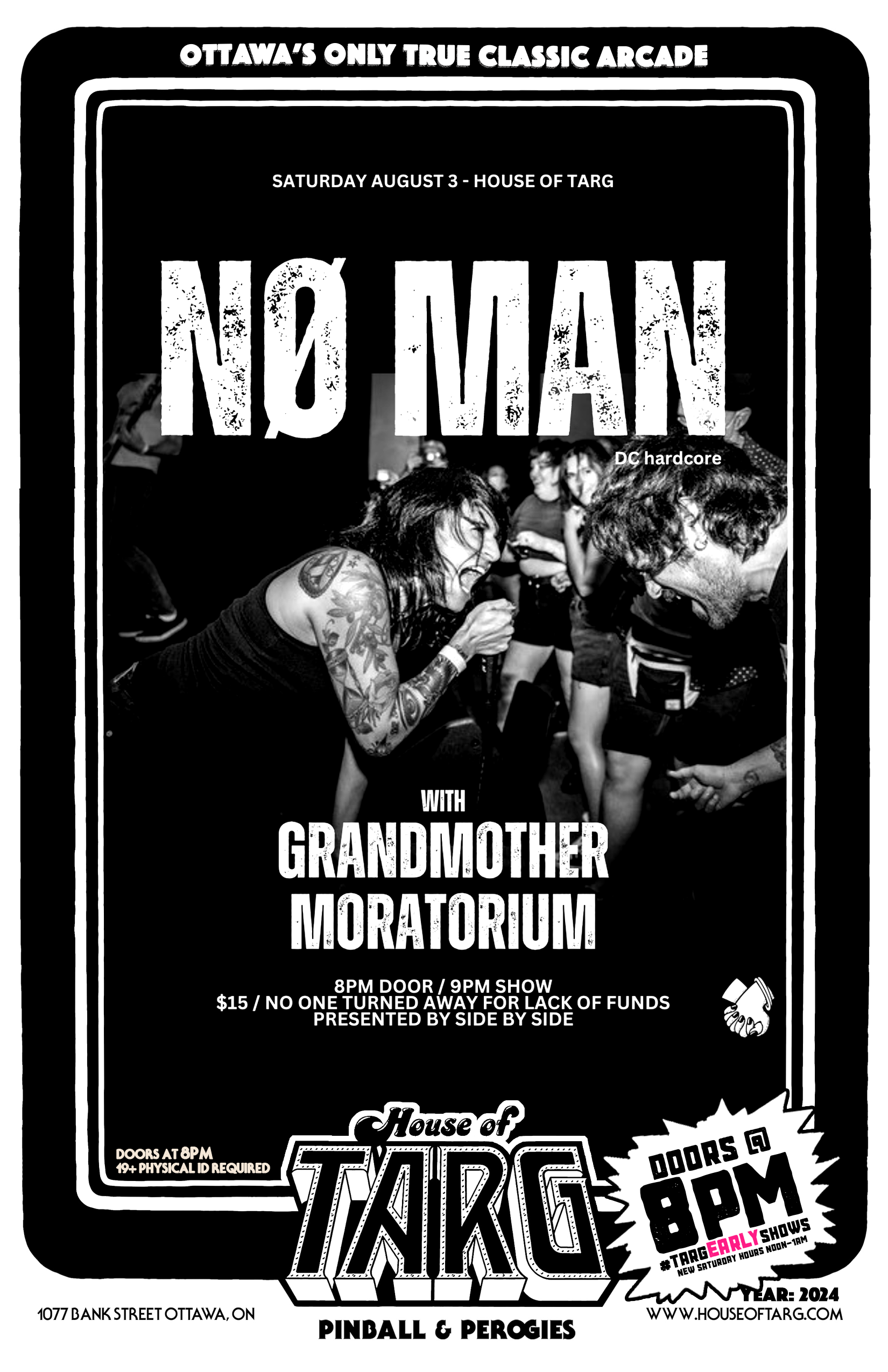 NØ MAN (D.C. Punk) + Grandmother + Moratorium