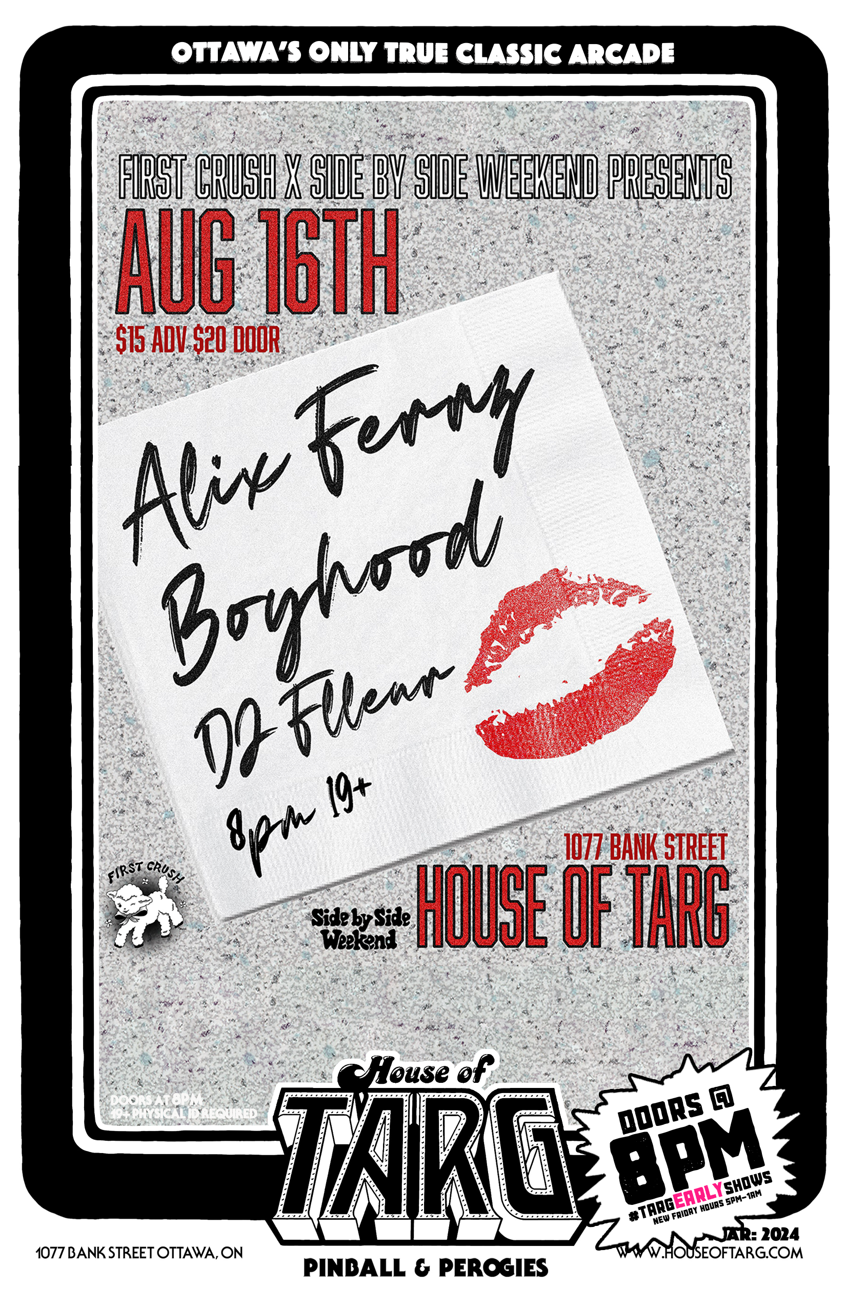 ALIX FERNZ + Boyhood + dj Flleur