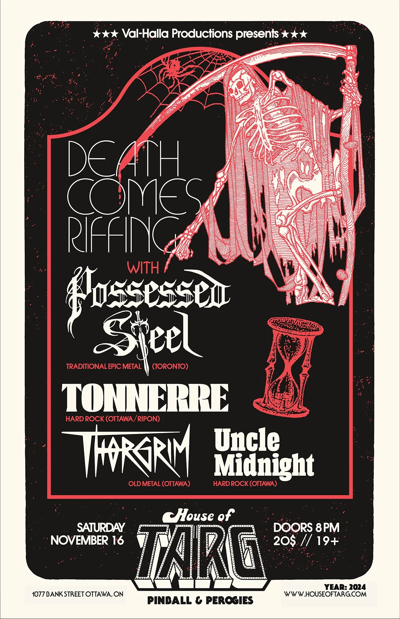 POSSESSED STEEL + Tonnerre + Thorgrim + Uncle Midnight