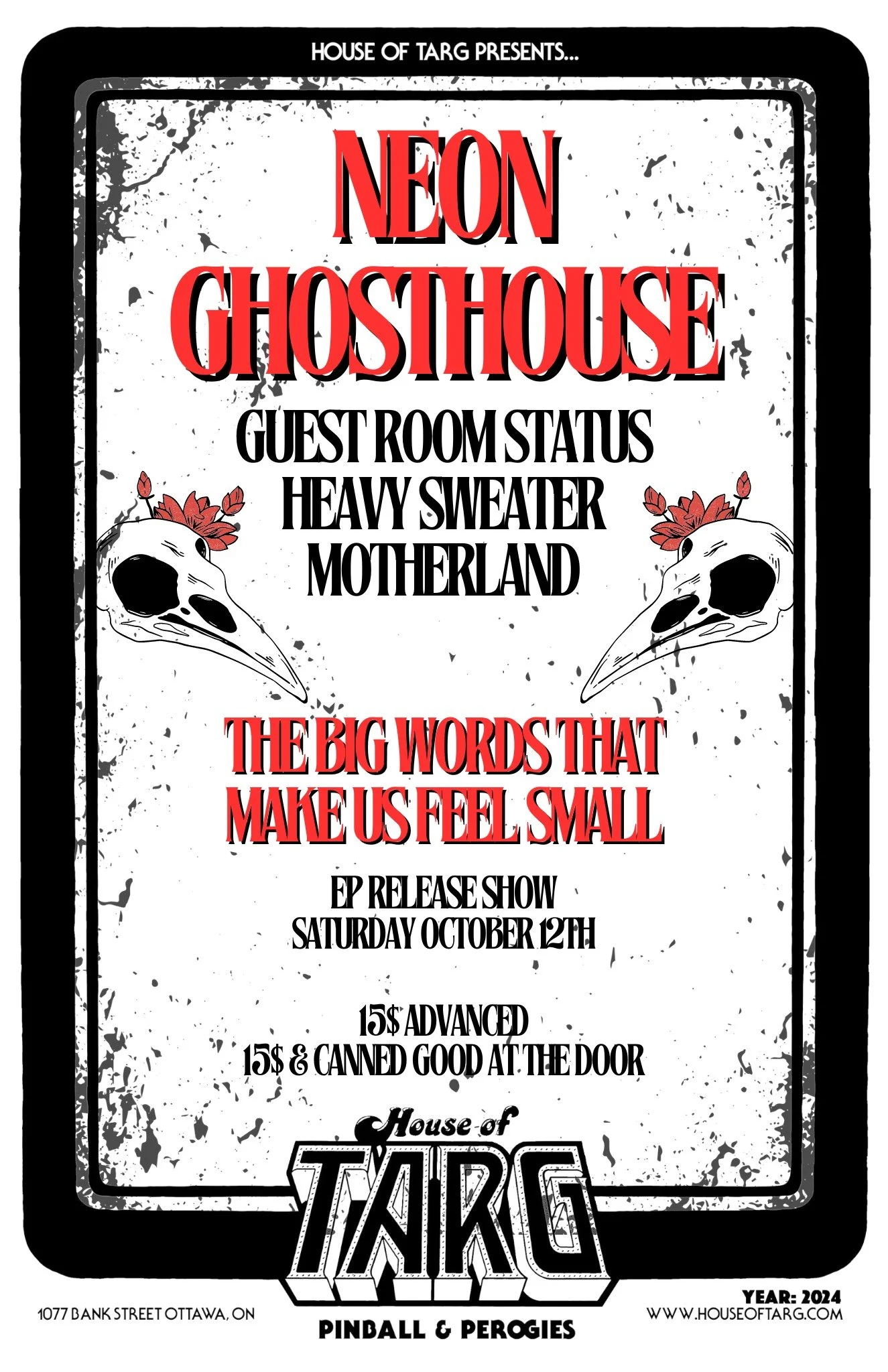 NEON GHOSTHOUSE + Guest Room Status + Heavy Sweater + Motherland