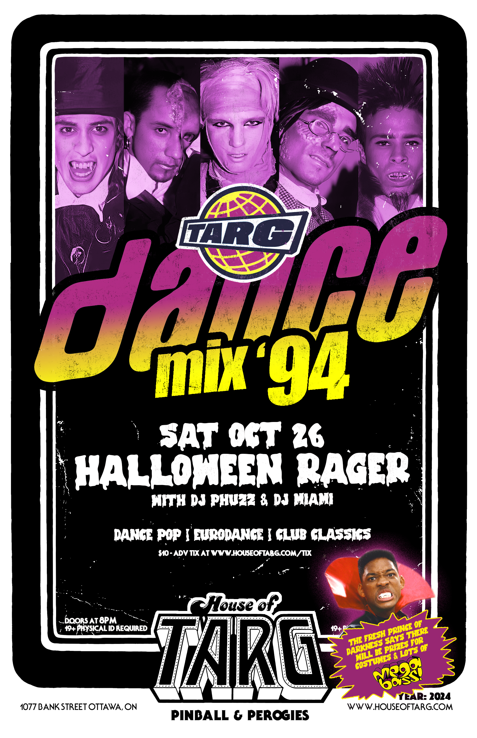 TARG DANCE MIX '94 Halloween Rager - Dance Pop, Eurodance &amp; Club Classics w/ dj Phuzz &amp; dj Miami