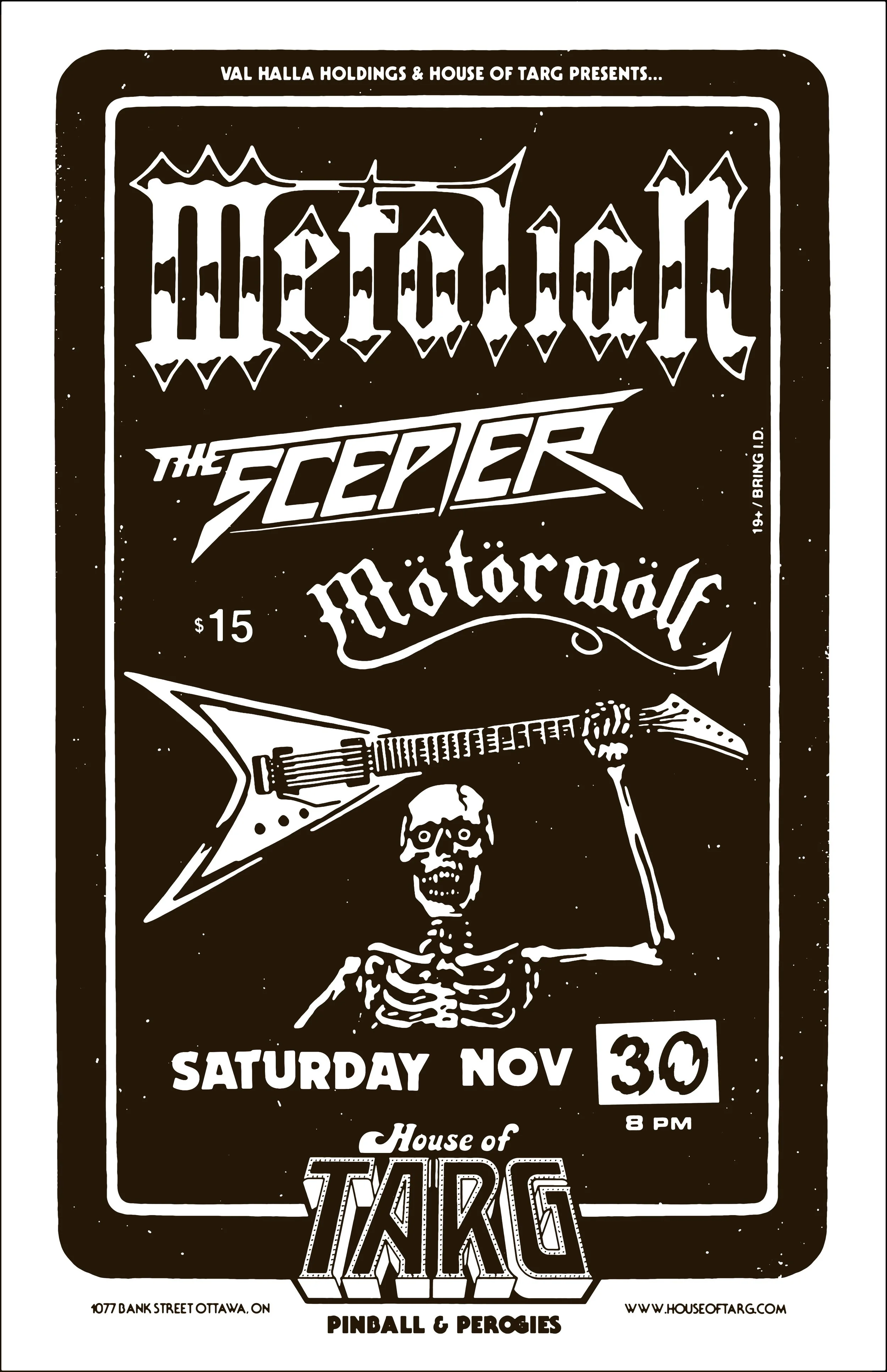 METALIAN + The Scepter + Mötörwölf