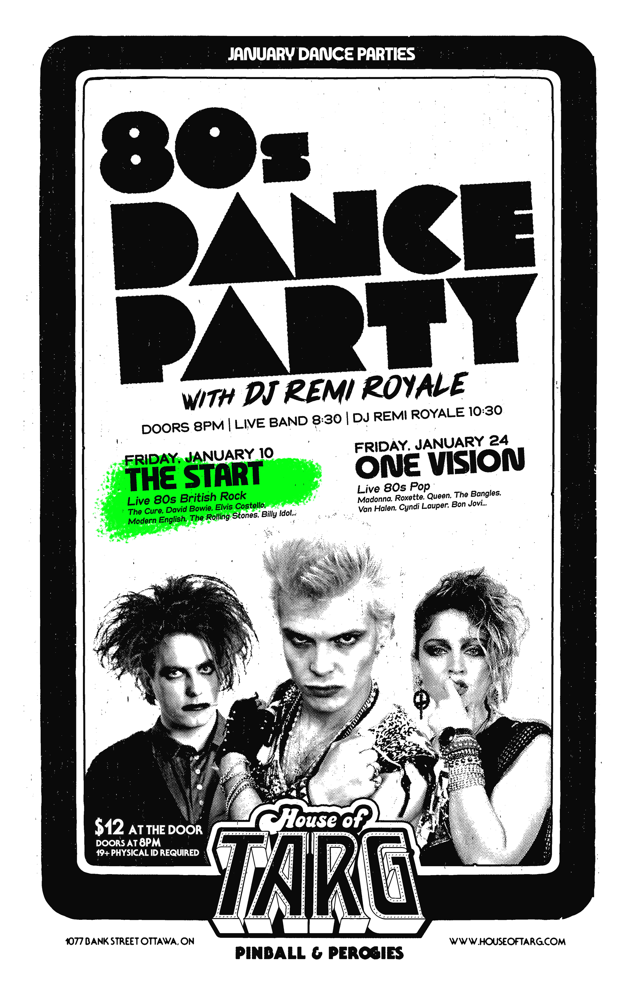 80s Dance Party w/ DJ Remi Royale + The Start (80s UK Hits)