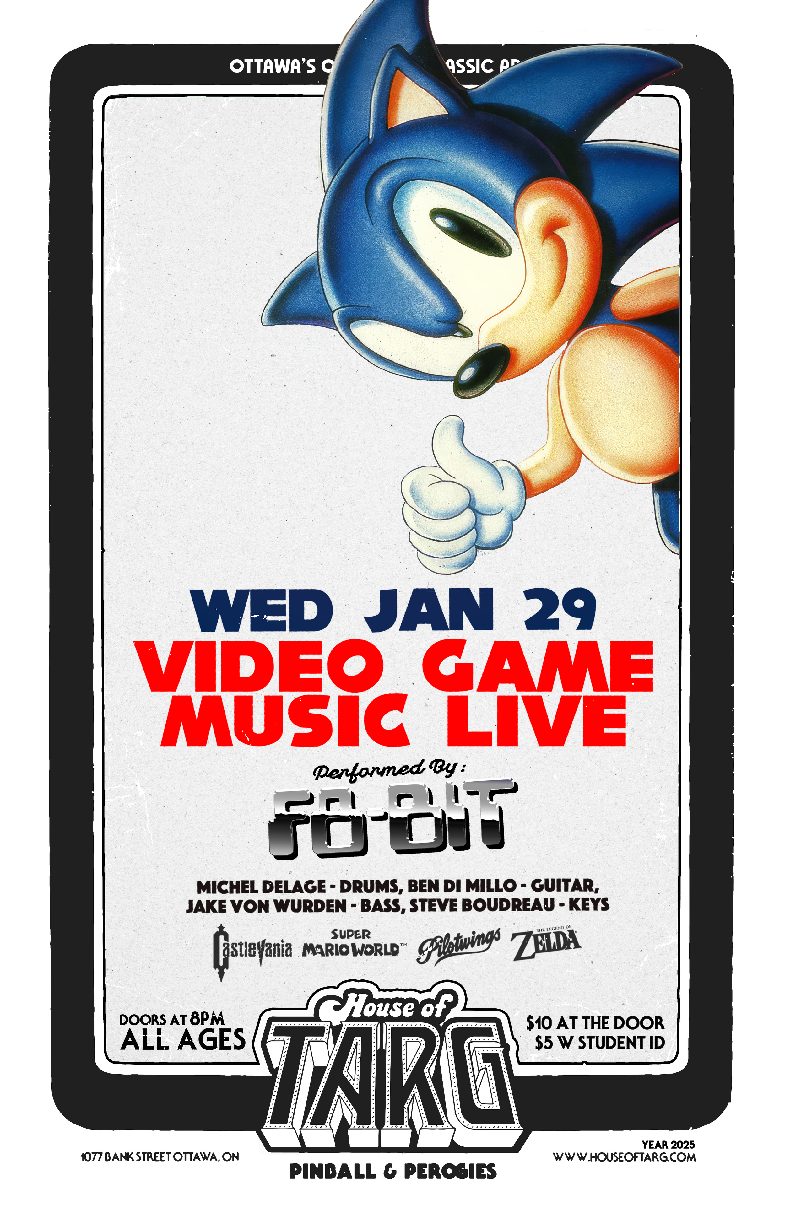 VIDEO GAME MUSIC LIVE: w/ F8-Bit