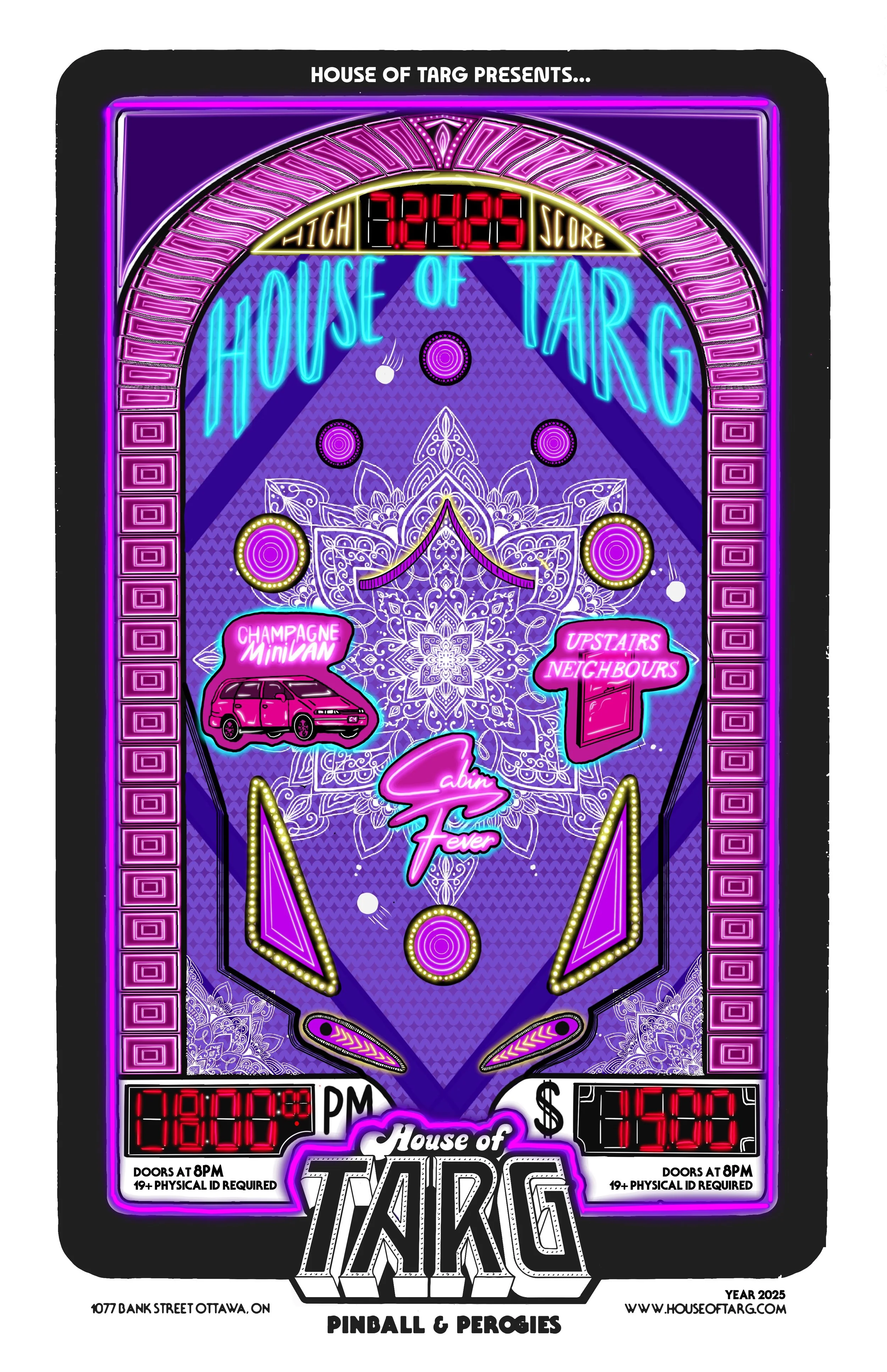 CABIN FEVER (NYC Indie) + Champagne Minivan + Upstairs Neighbours 