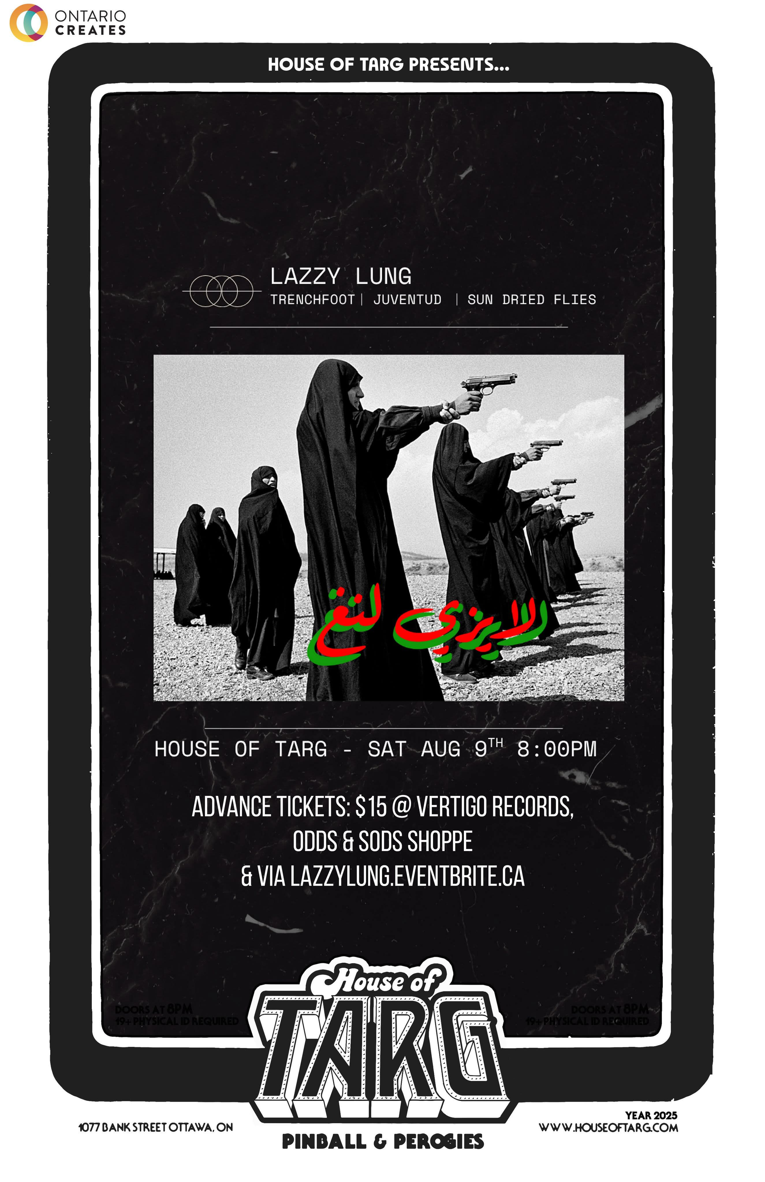 Lazzy Lung + Trenchfoot + Juventud + Malinovka