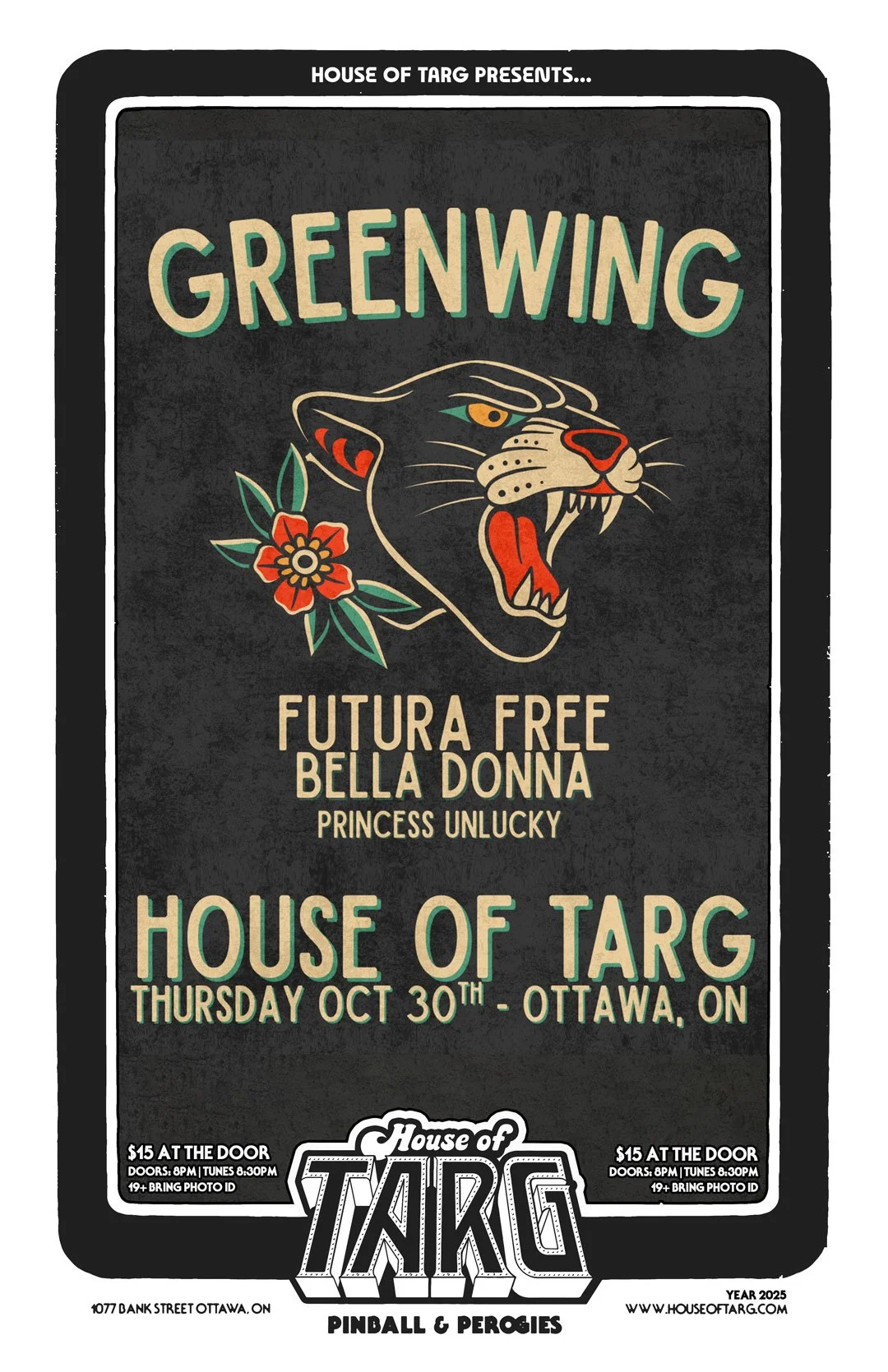 GREENWING + Futura Free + Bella Donna + Princess Unlucky