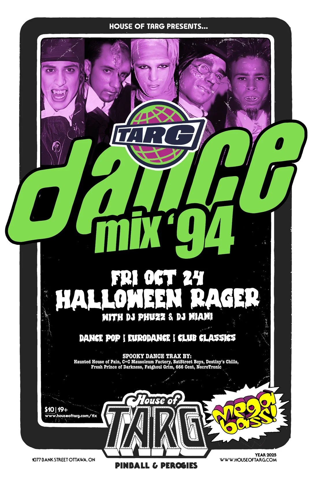 TARG DANCE MIX '94 Halloween Rager - Dance Pop, Eurodance & Club Classics w/ dj Phuzz & dj Miami