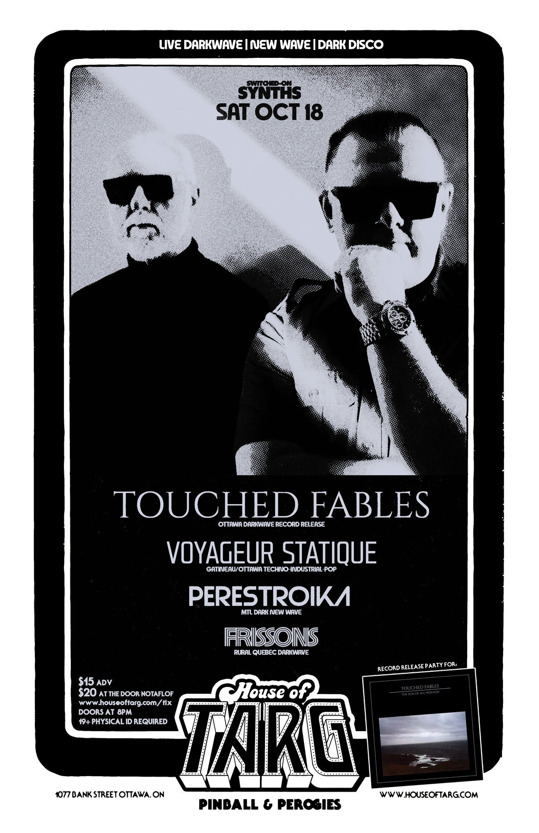 Switched-On Synths: Touched Fables (Record Release) + Voyageur Statique + Perestroika + Frissons