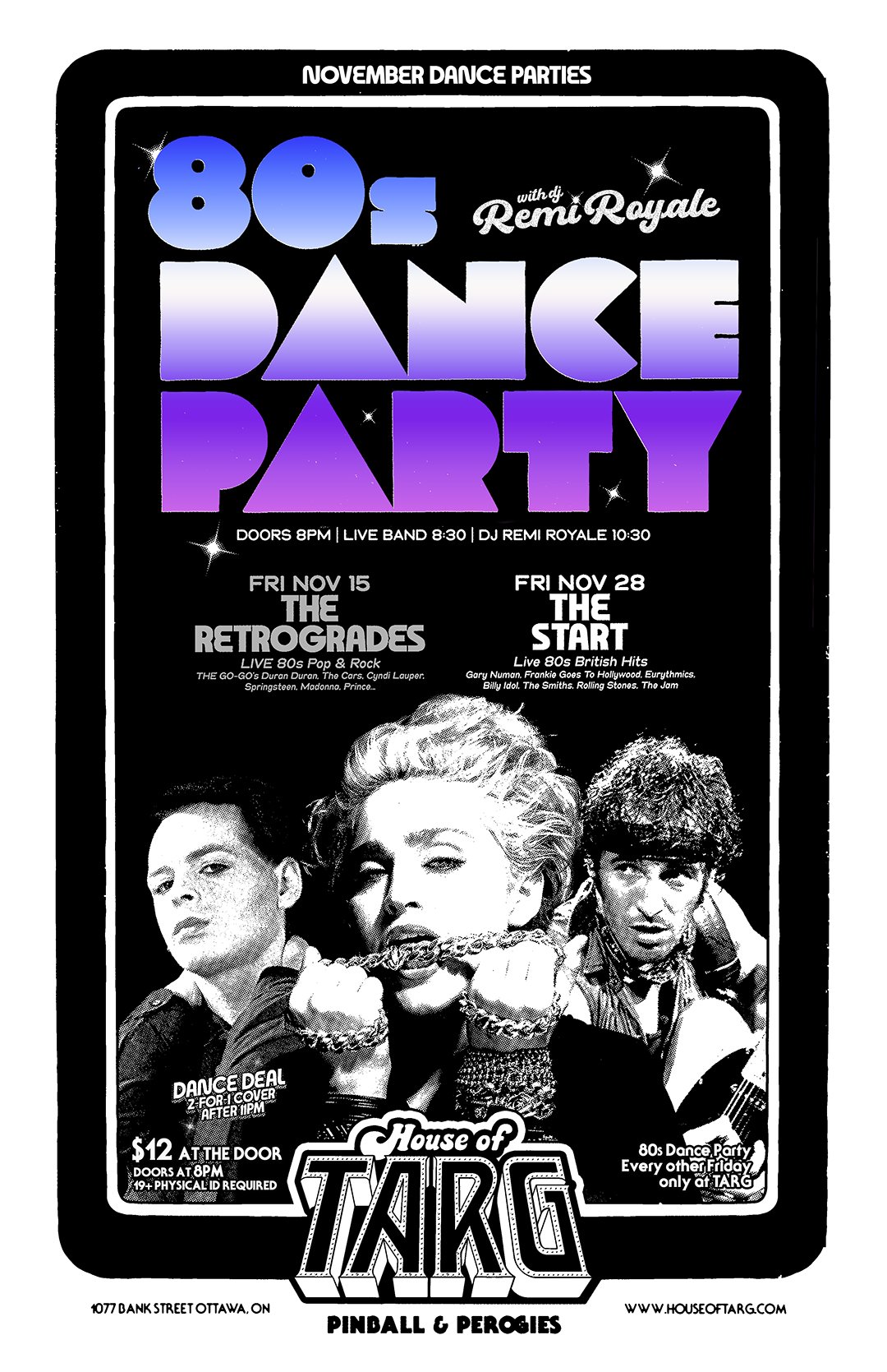 80s Dance Party w/ DJ Remi Royale + The Start (80s UK Hits)