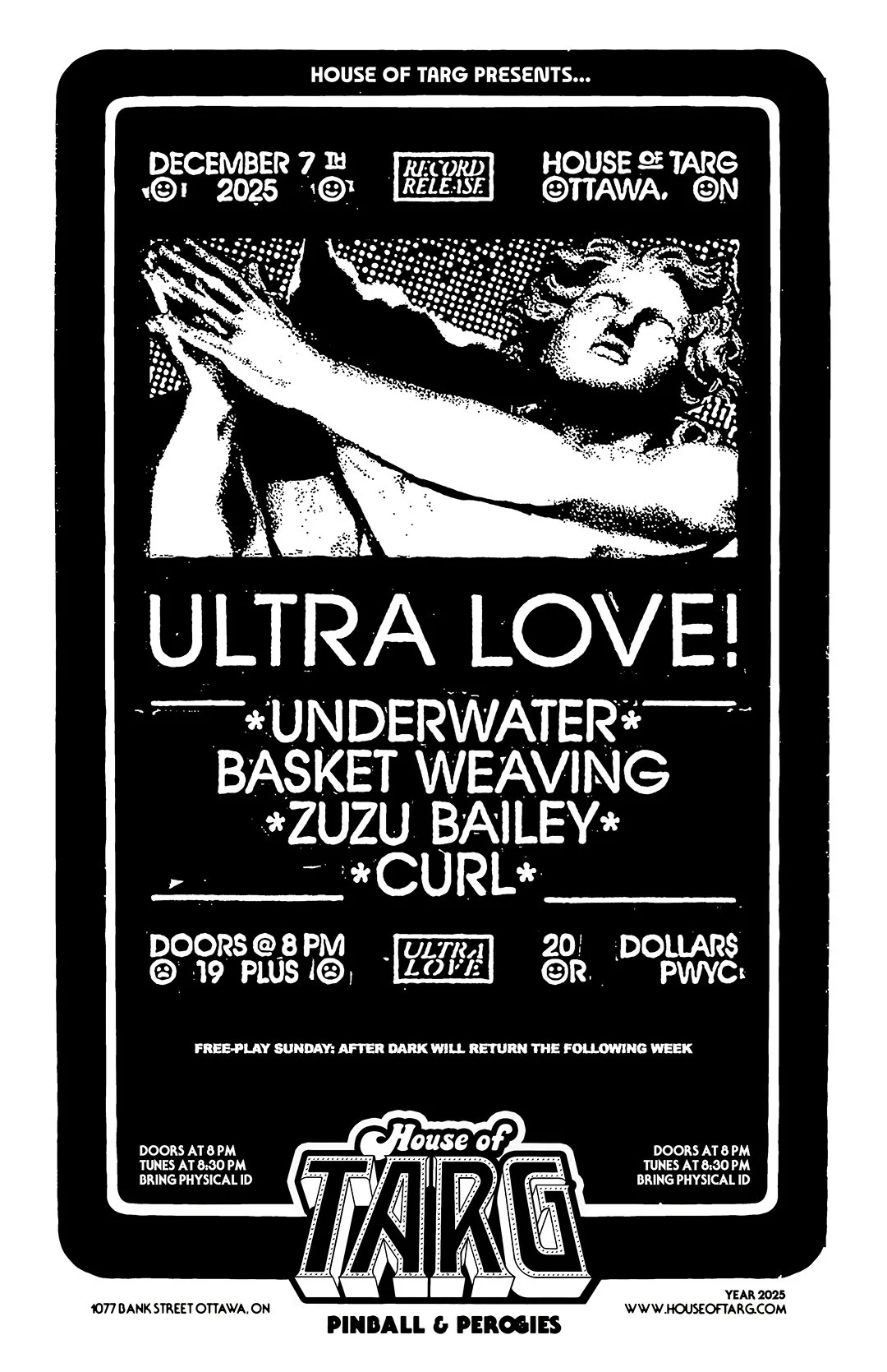 ULTRA LOVE (Record Release) + Underwater Basket Weaving + Zuzu Bailey + Curl