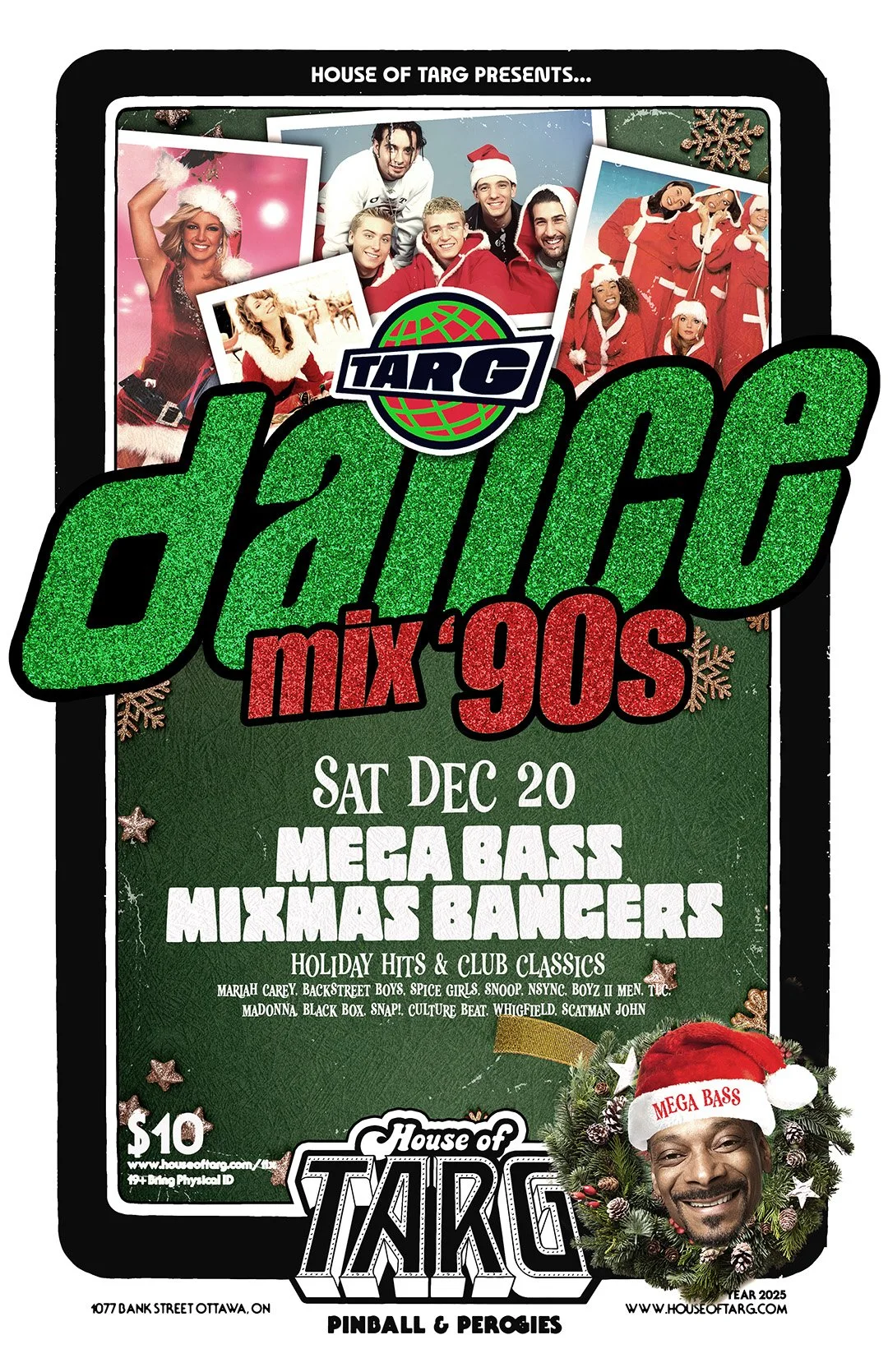 TARG Dance 90s - MEGA BASS Mixmas Bangers Edition