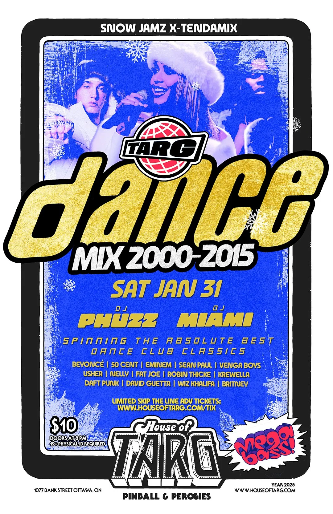 TARG Dance Mix 2000-2015: Snow Jamz X-Tendamix 