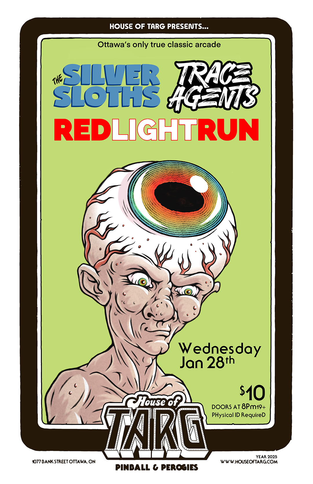 The Silver Sloths + Red Light Run + Trace Agents