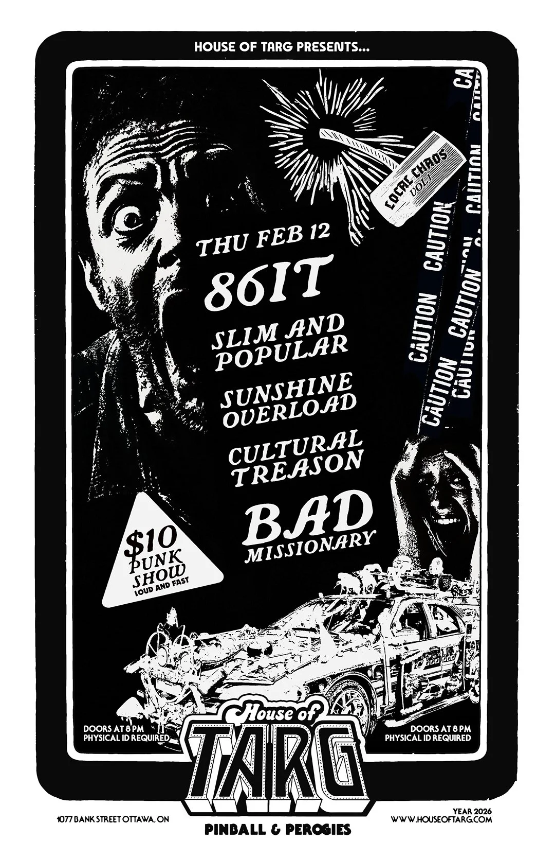 LOCAL CHAOS: 86it + Slim and Popular + Sunshine Overload + Cultural Treason + Bad Missionary