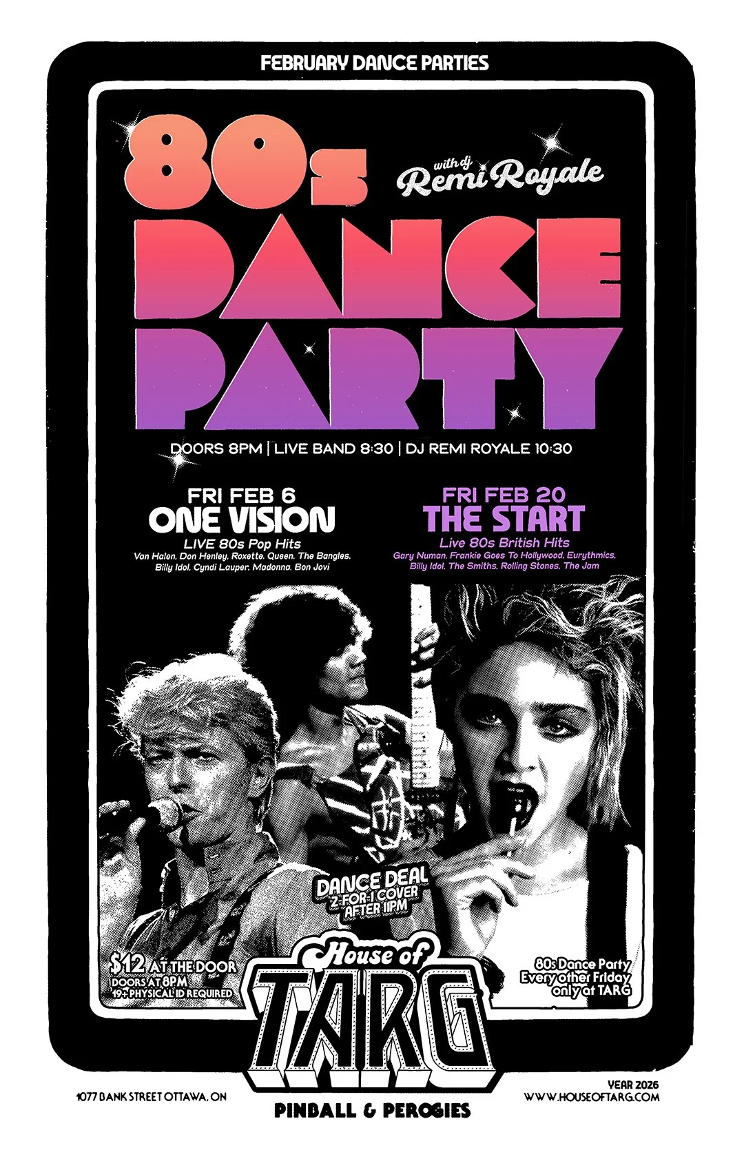 80s Dance Party w/ DJ Remi Royale + The Start (80s UK Hits)