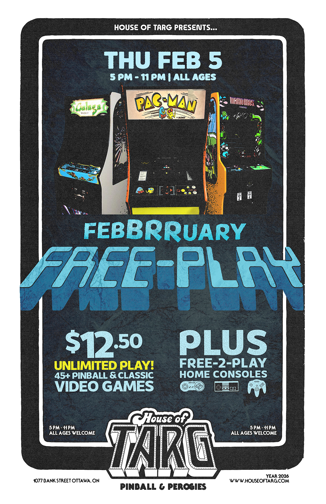 febBRRuary FREE-PLAY! 