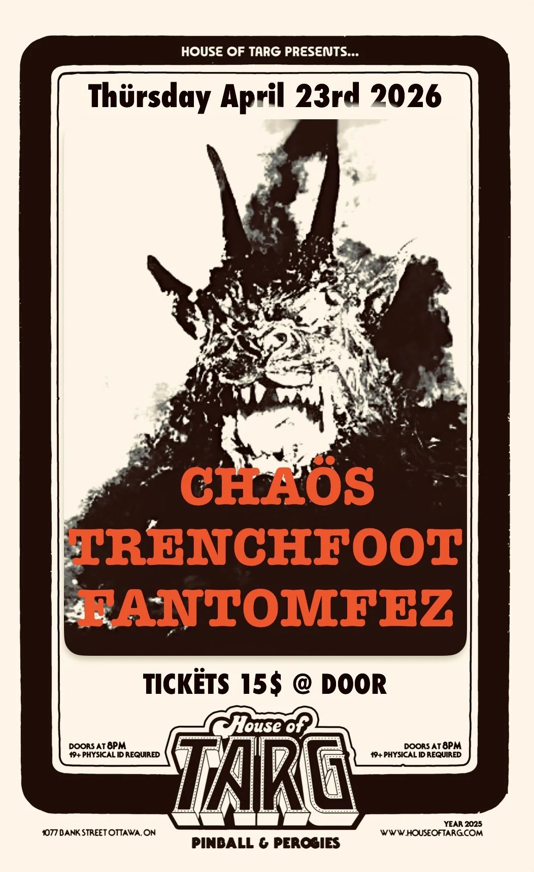 Chaös + Trenchfoot + Fantomfez