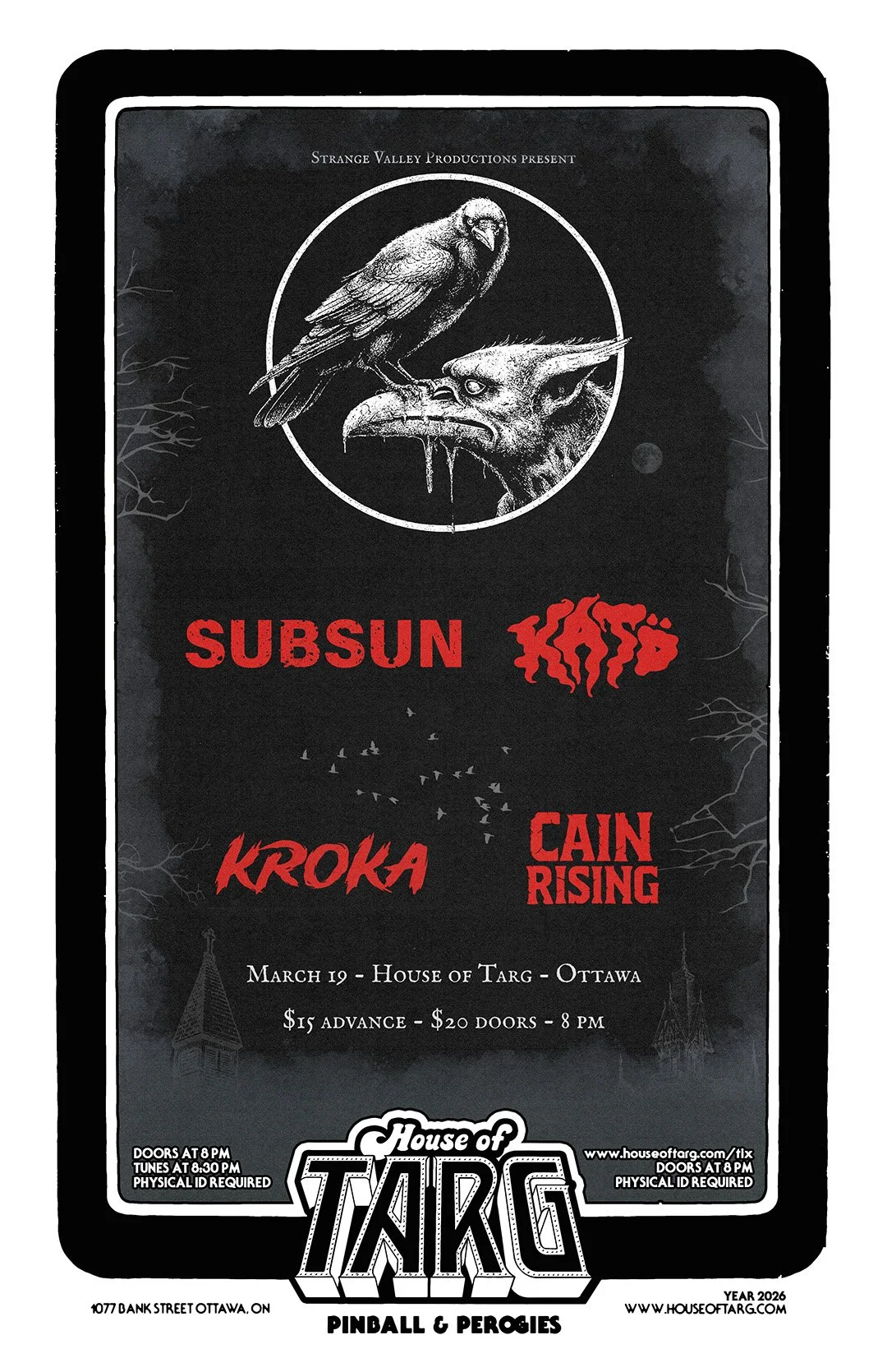 Subsun + Katö + Kroka + Cain Rising 