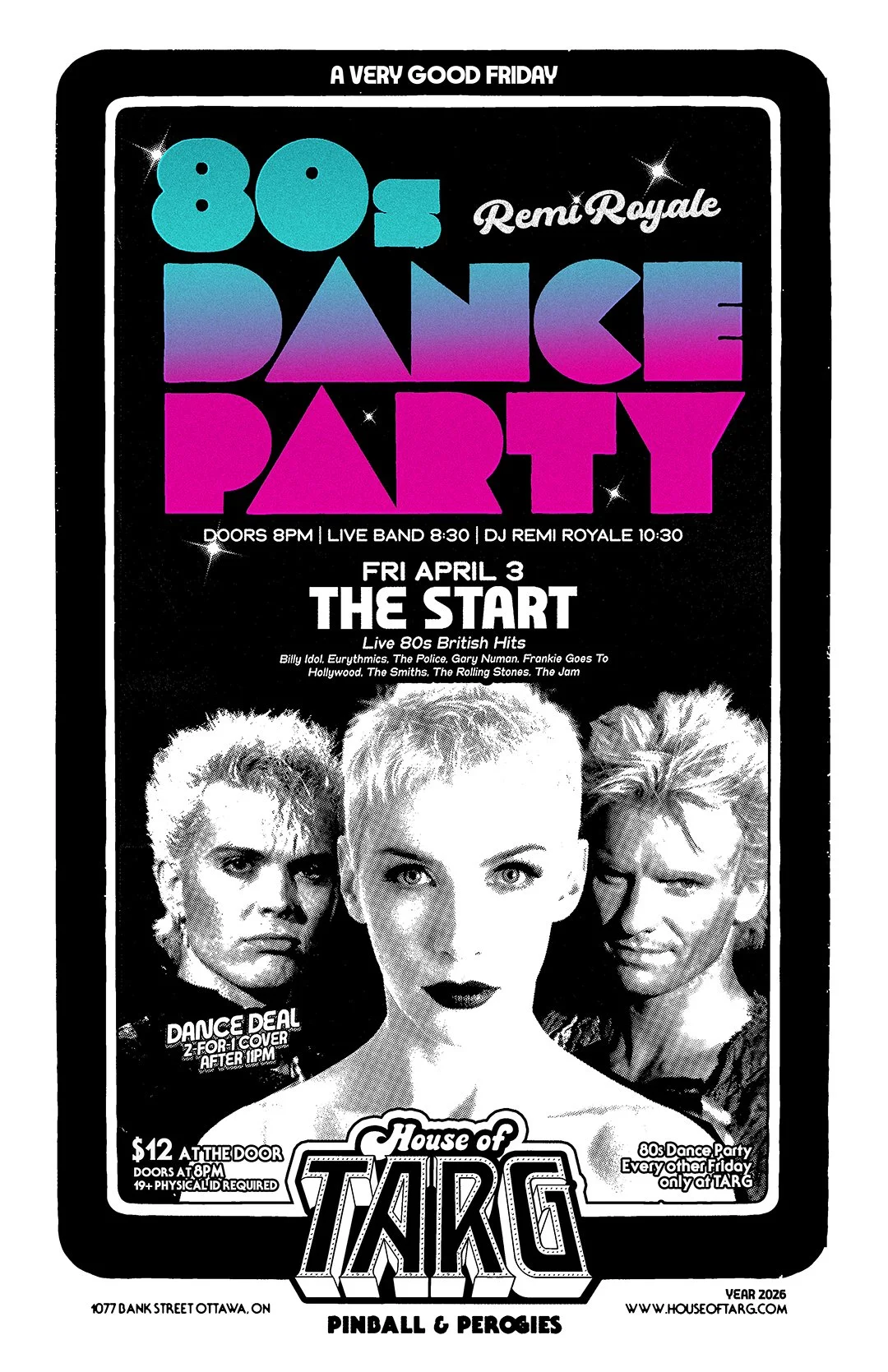 80s Dance Party w/ DJ Remi Royale + The Start (80s UK Hits)