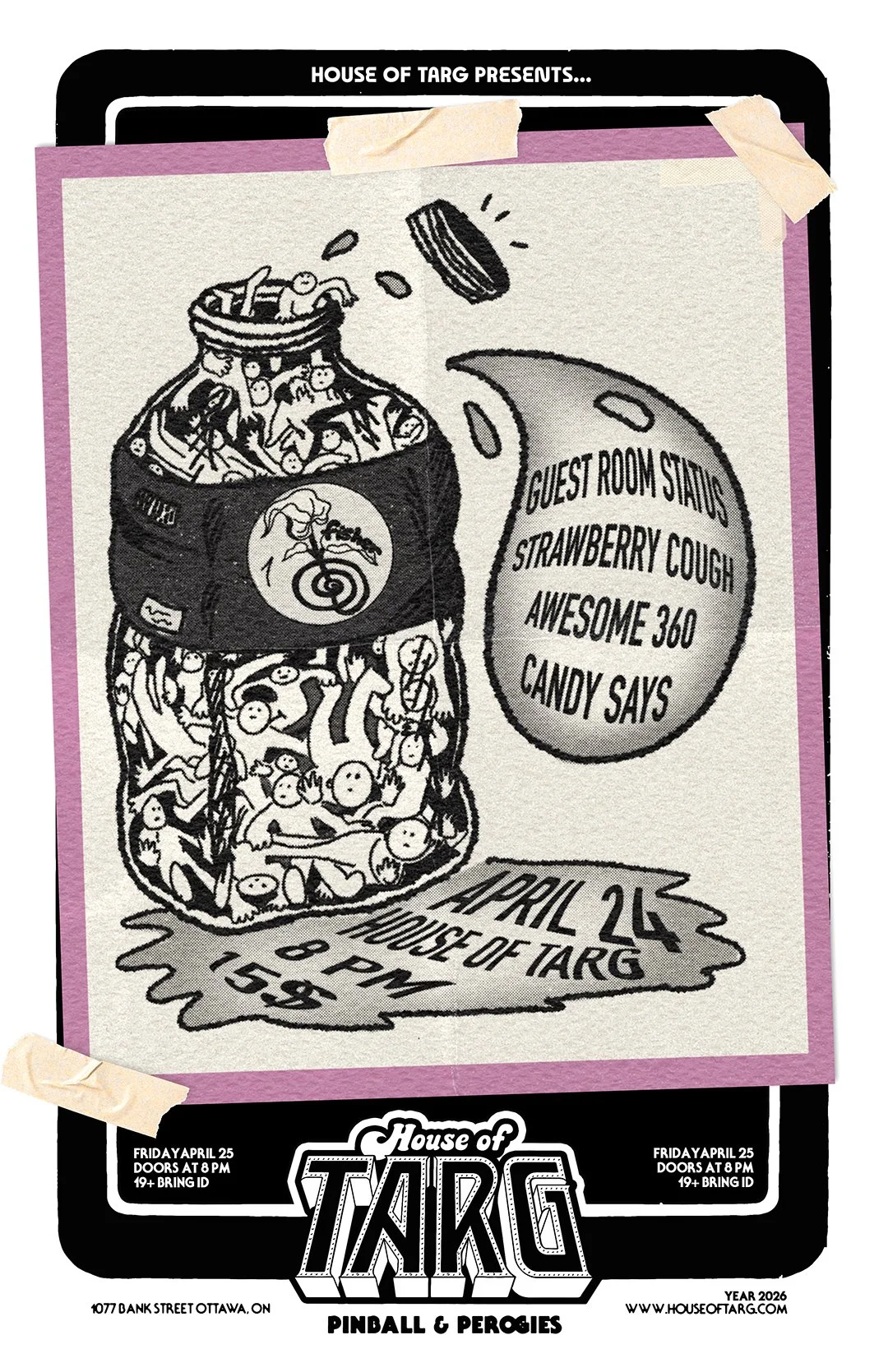 GUEST ROOM STATUS + Strawberry Cough + Awesome 360 + Candy Says