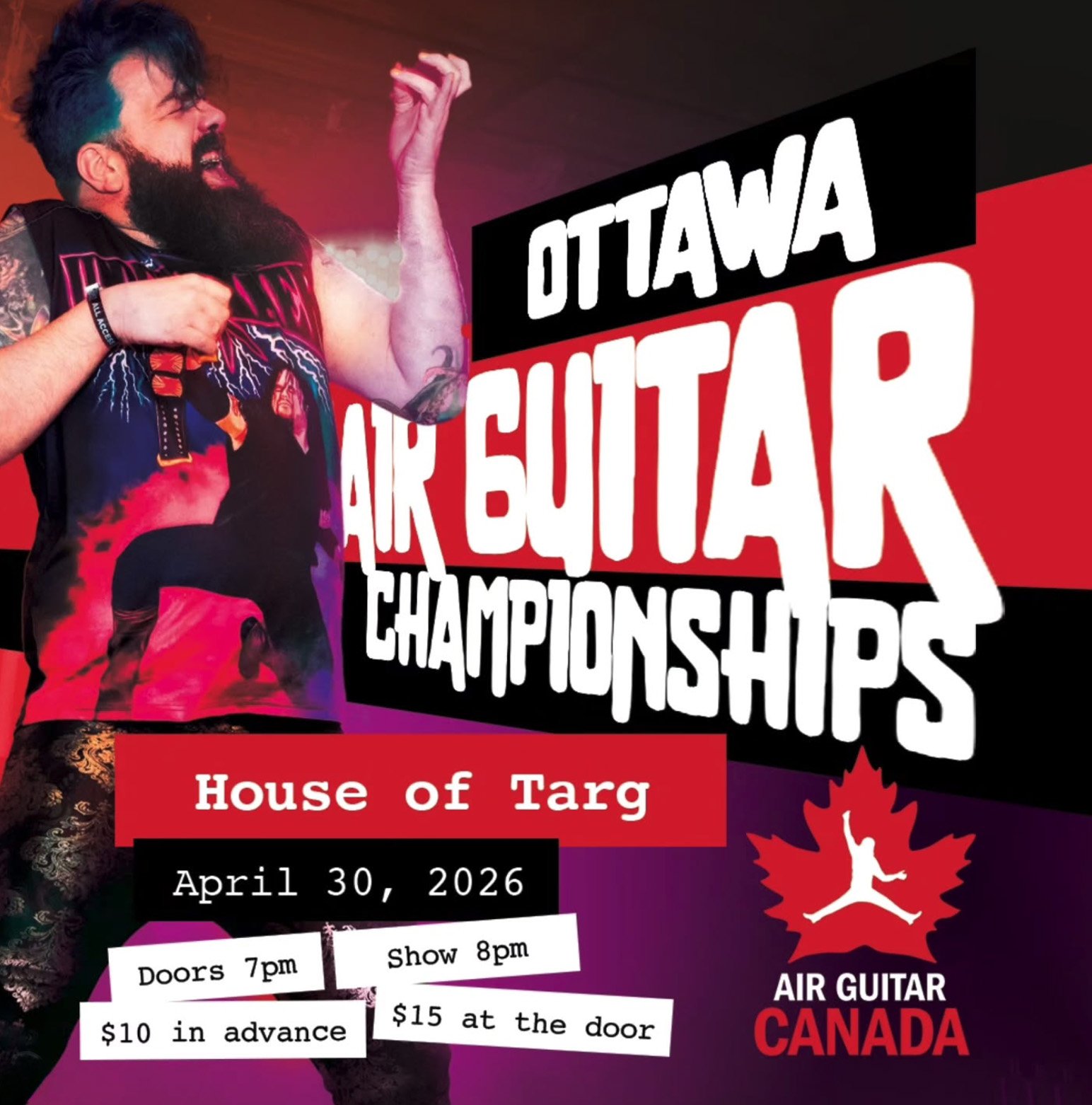 Ottawa Air Guitar Championships 2026