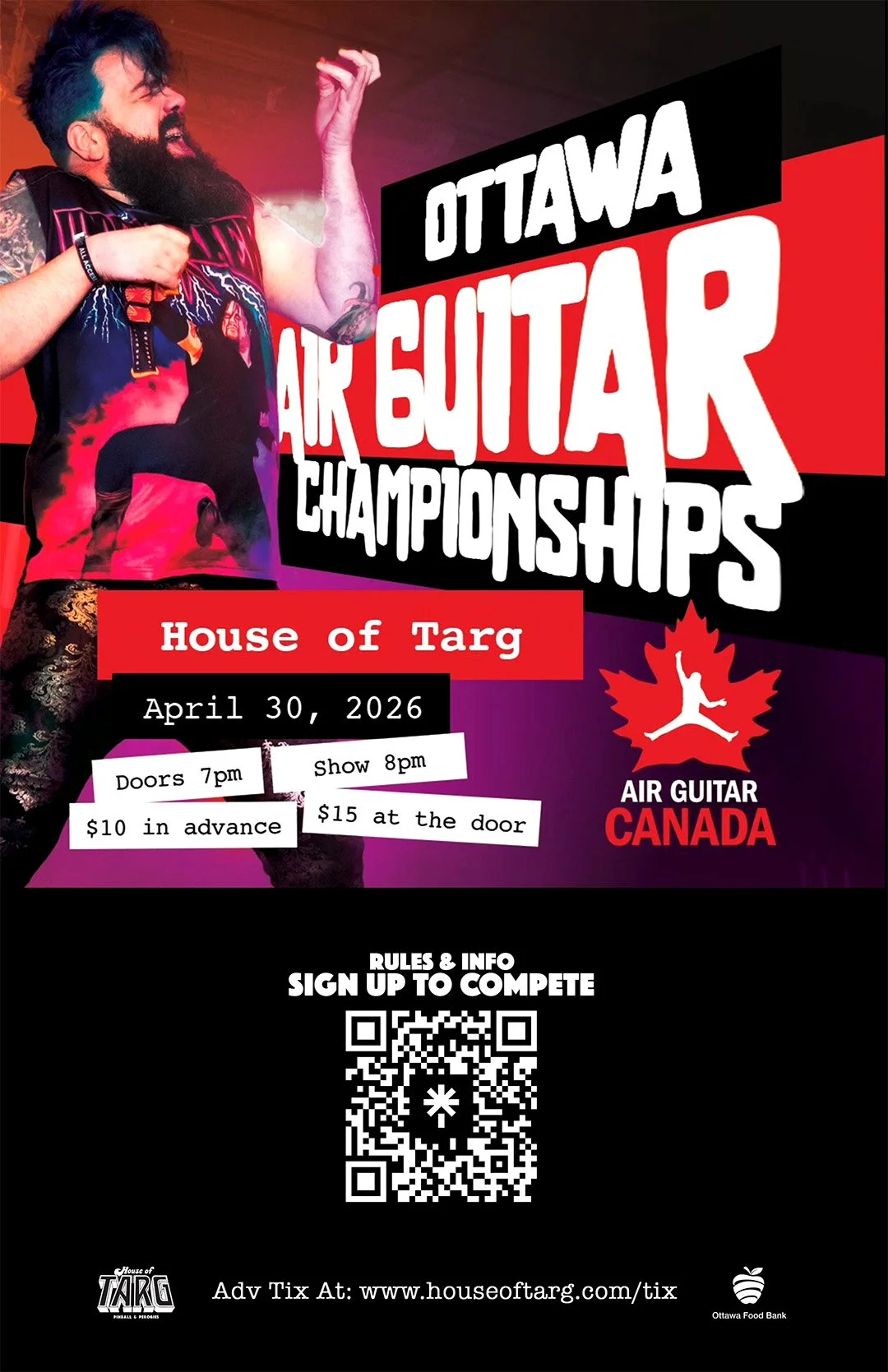 Ottawa Air Guitar Championships 2026