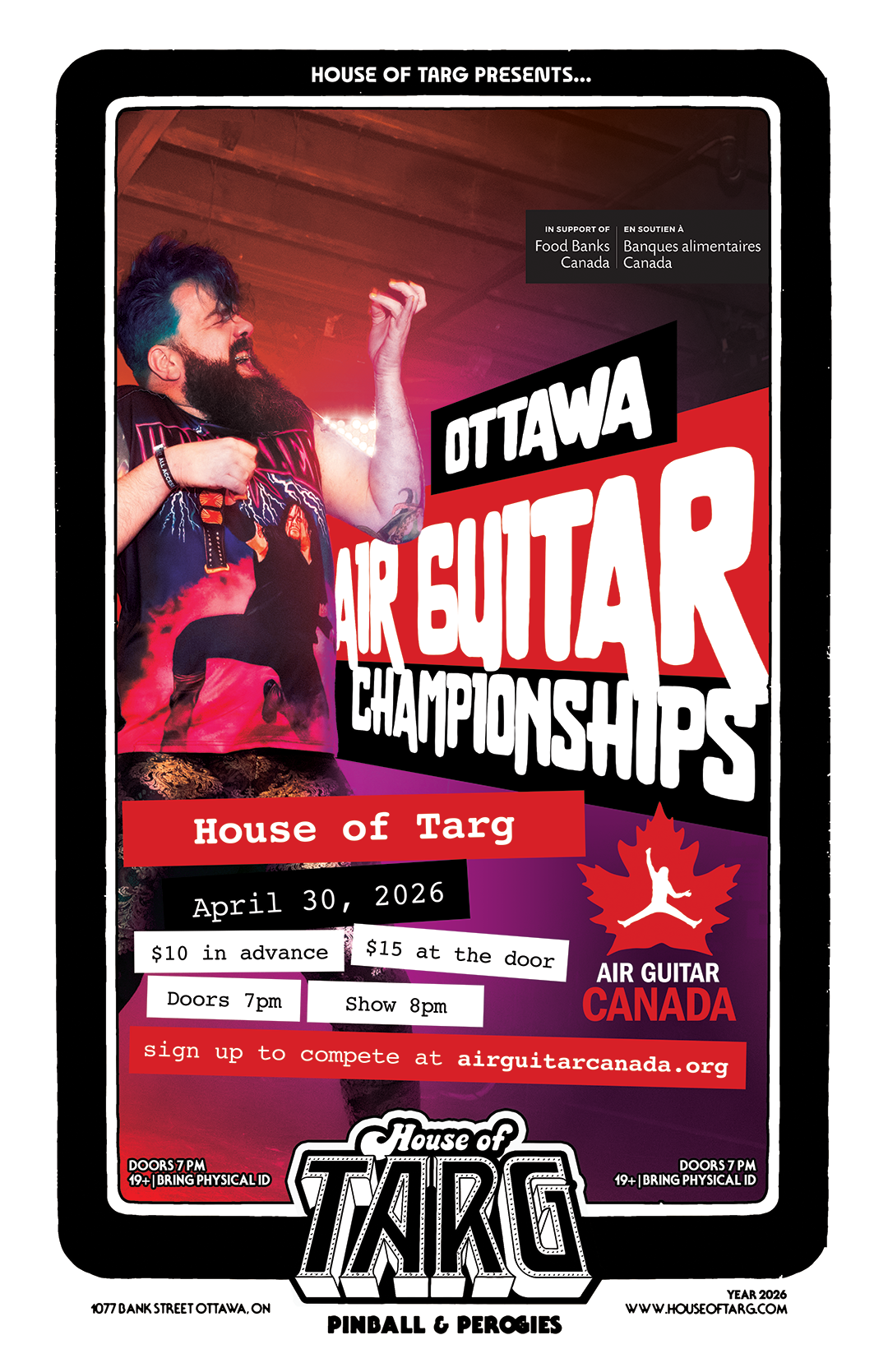 Ottawa Air Guitar Championships 2026