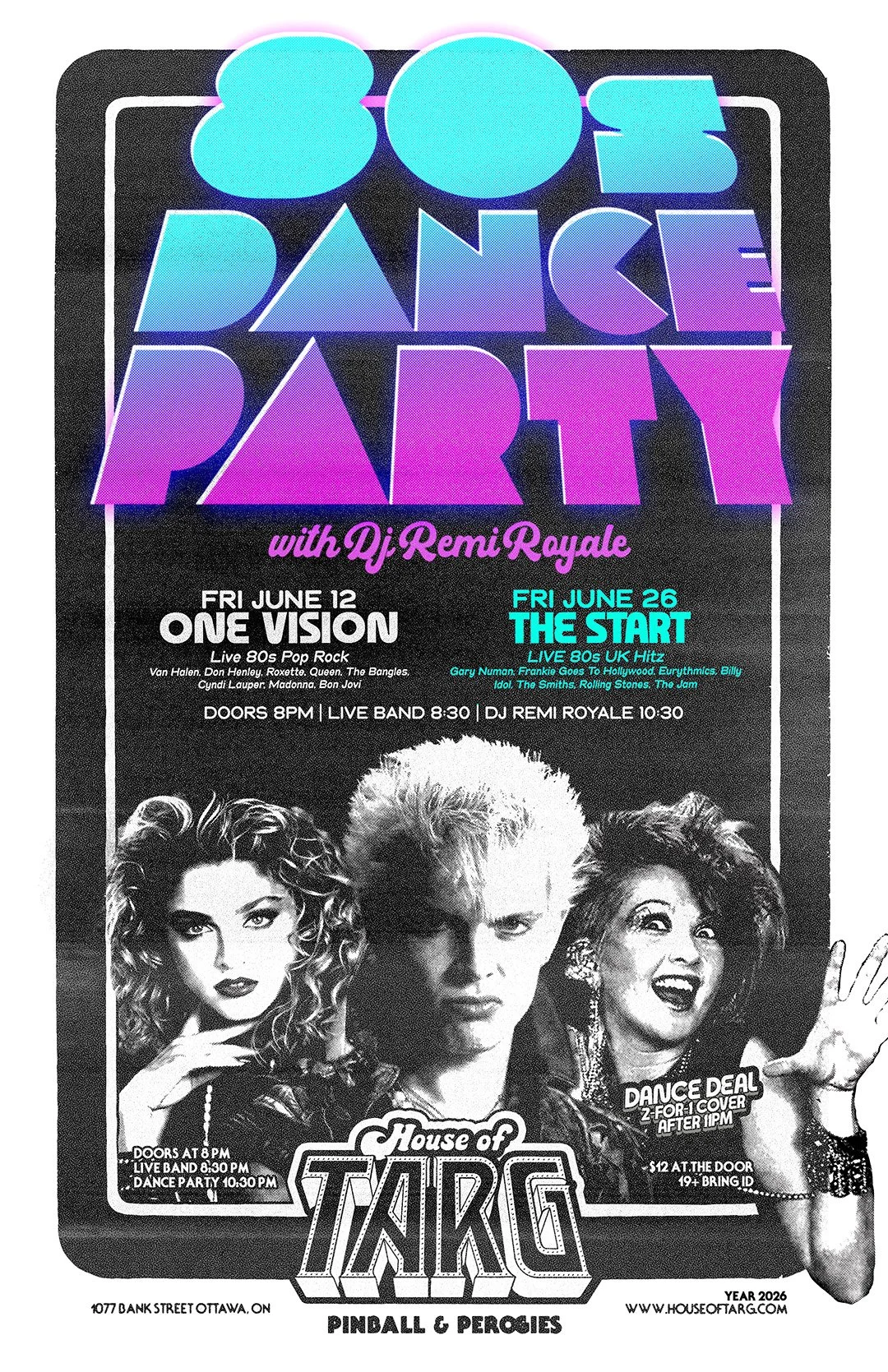 80s Dance Party w/ DJ Remi Royale + The Start (80s UK Hits)