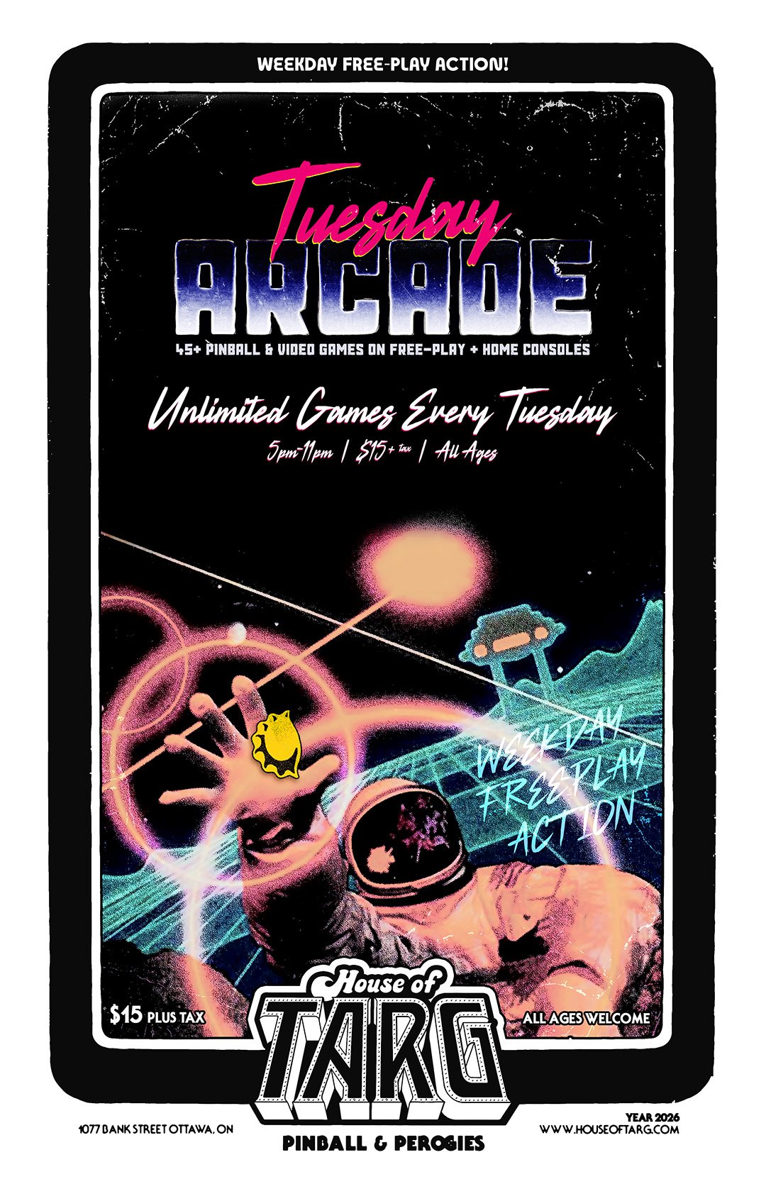 Tuesday Arcade - Unlimited Games