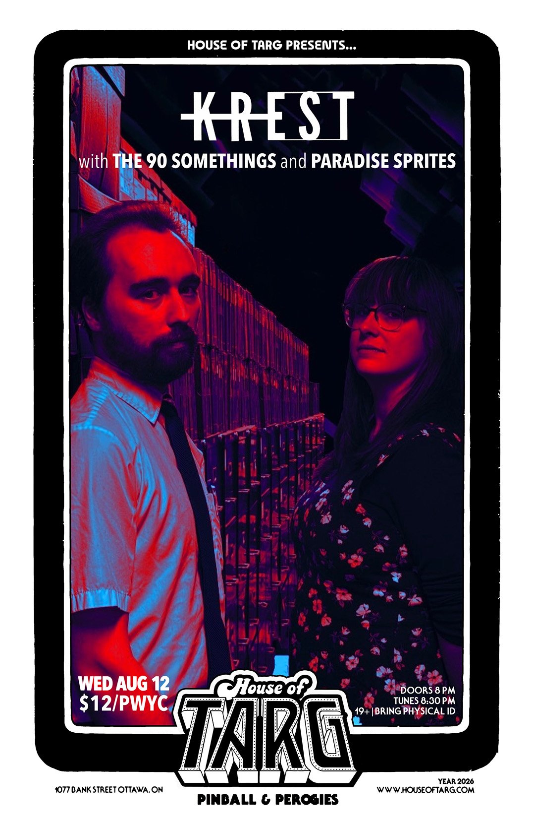 KREST + Paradise Sprites + The 90 Somethings