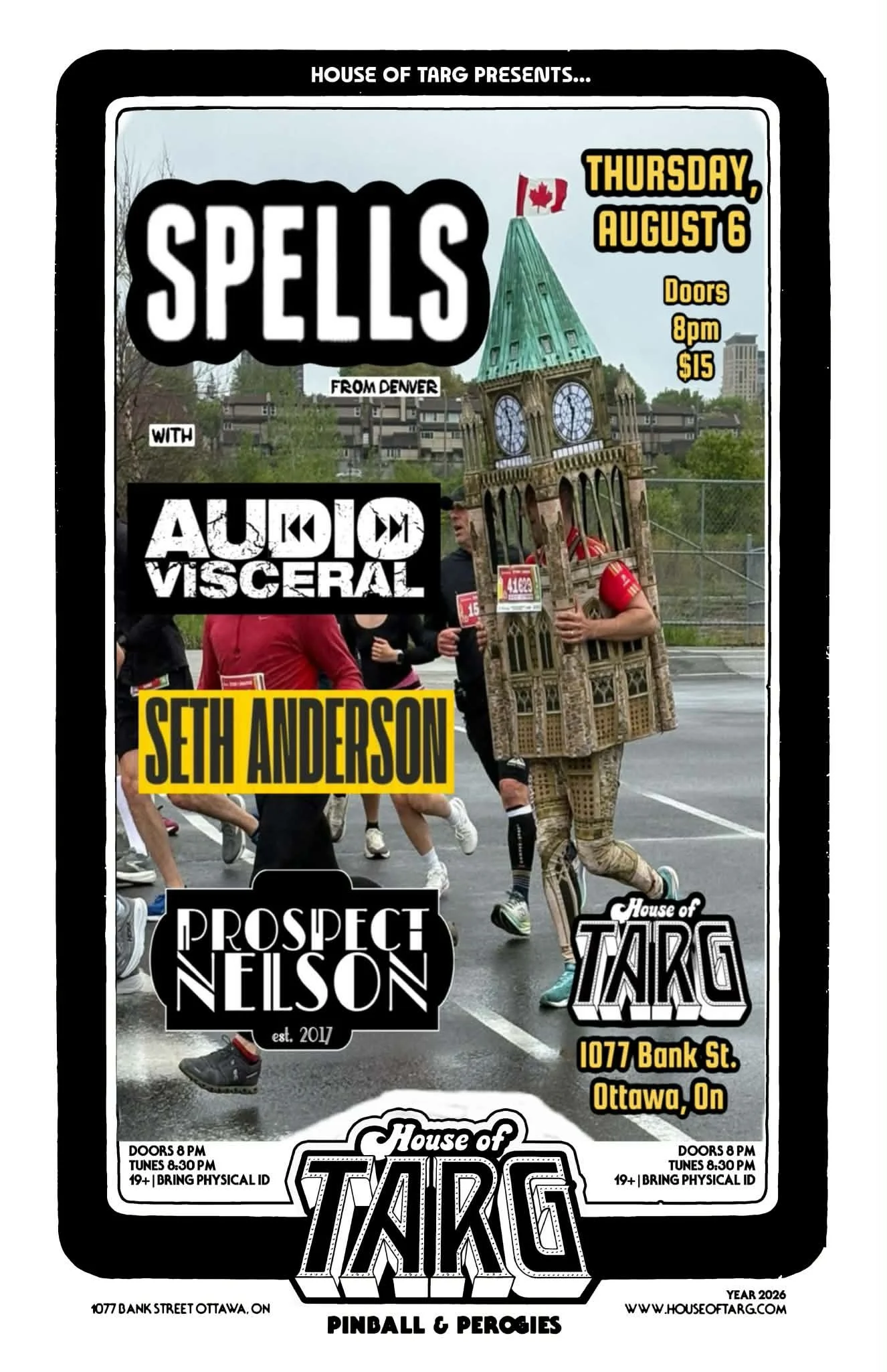 SPELLS (Denver Pop-Punk) + Audio Visceral + Seth Anderson + Prospect Nelson