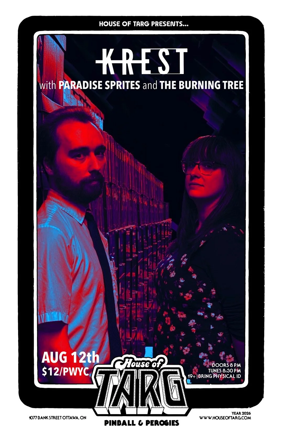 KREST + Paradise Sprites + The Burning Tree