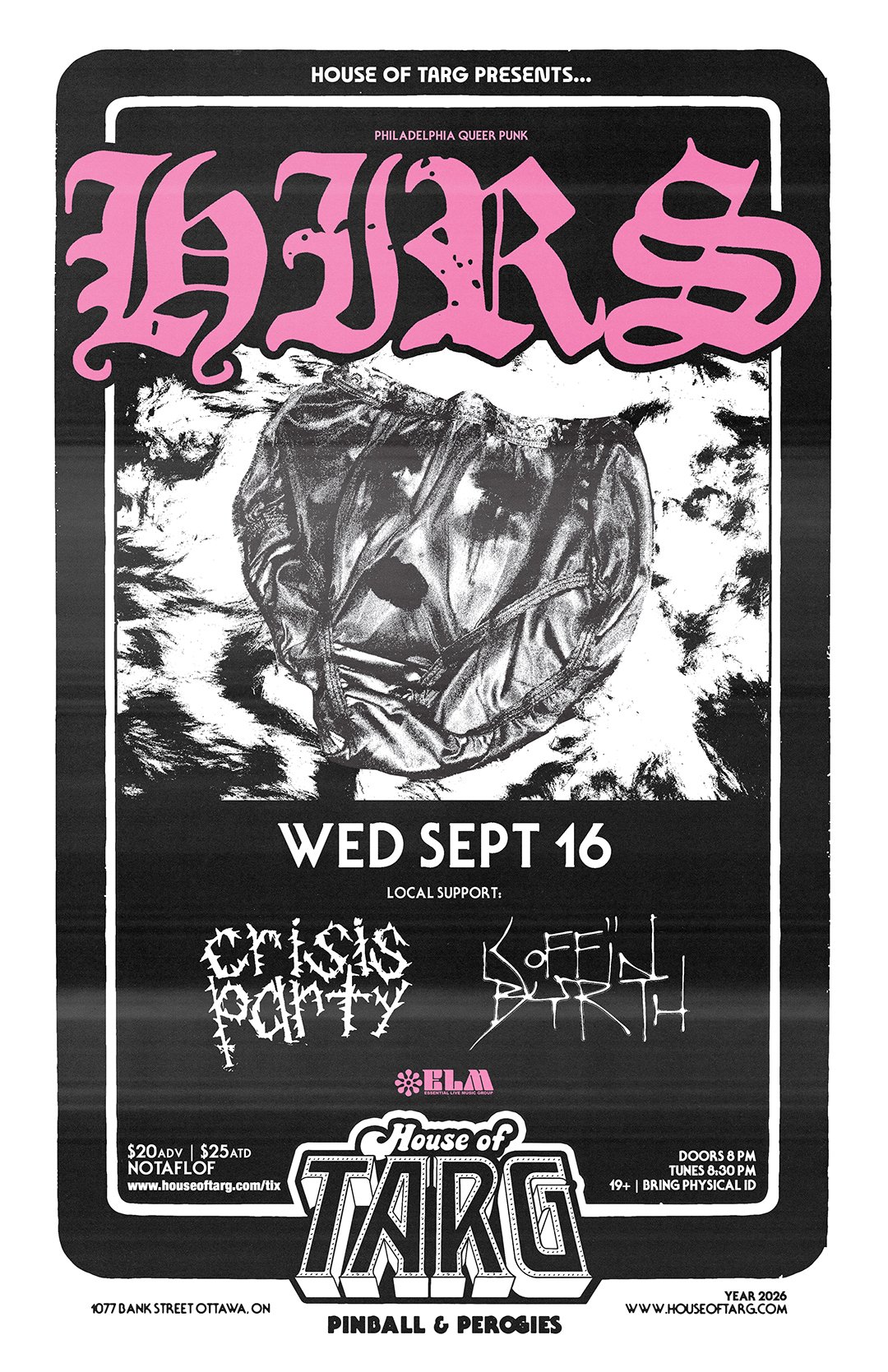 HIRS COLLECTIVE + Crisis Party + Koffin Byrth