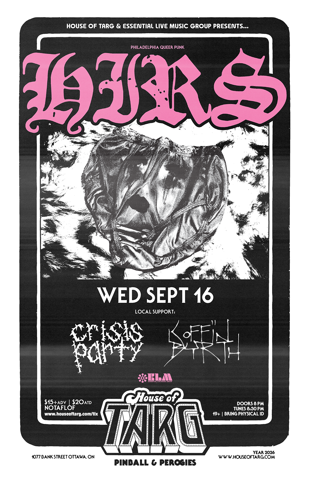 THE HIRS COLLECTIVE + Crisis Party + Koffin Byrth