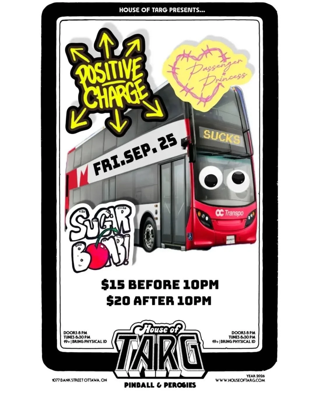 POSITIVE CHARGE + Passenger Princess + Sugar Bomb!