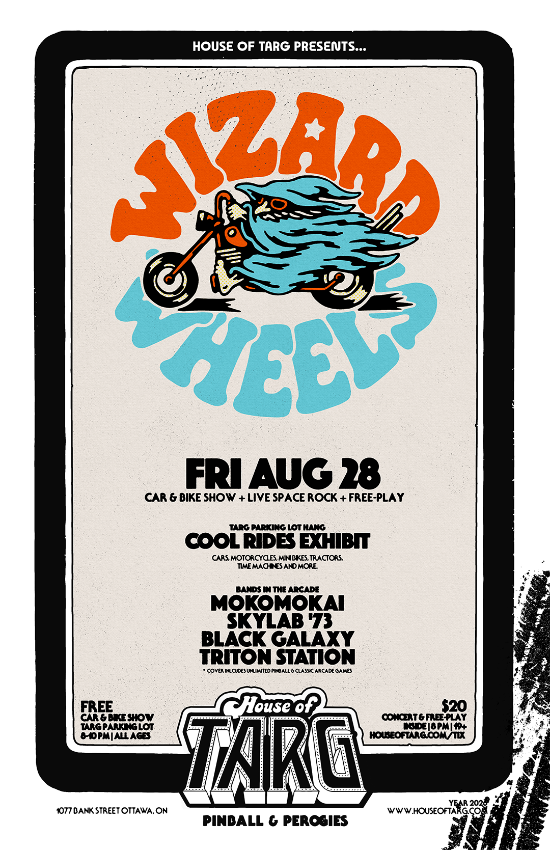 WIZARD WHEELS: Mokomokai + Skylab '73 + Black Galaxy + Triton Station + Car Show + Unlimited Games
