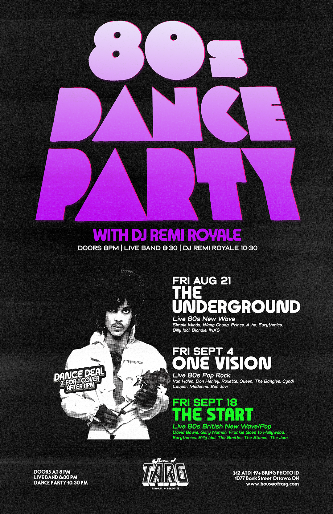 80s Dance Party w/ DJ Remi Royale + The Start (80s UK Hits)