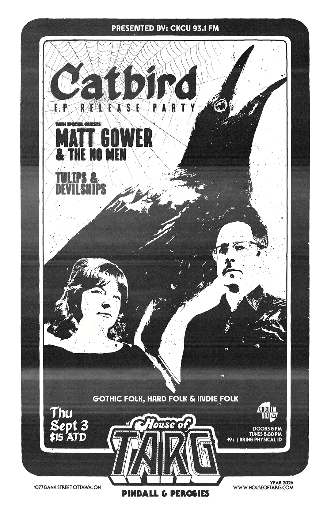 CATBIRD + Matt Gower &amp; The No Men + Tulips And Devilships