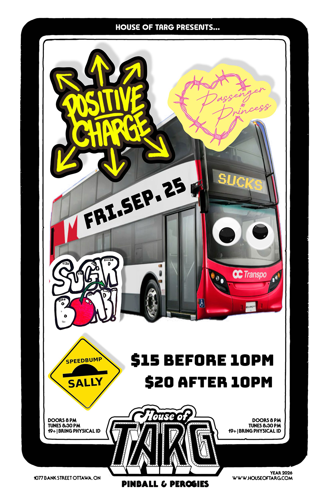 POSITIVE CHARGE + Passenger Princess + Sugar Bomb! + Speedbump Sally