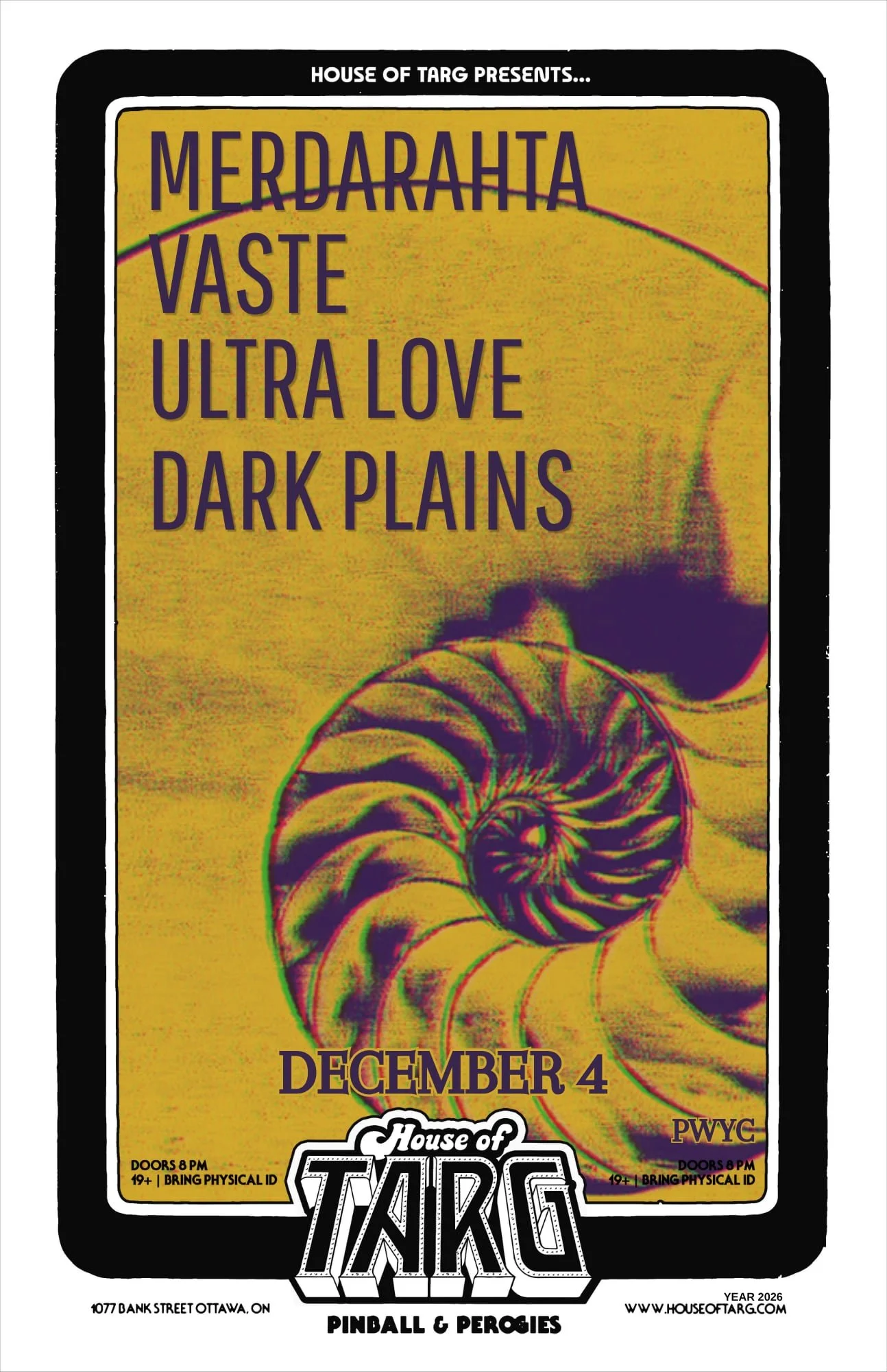 MERDARAHTA +  VASTE  + ULTRA LOVE  + DARK PLAINS