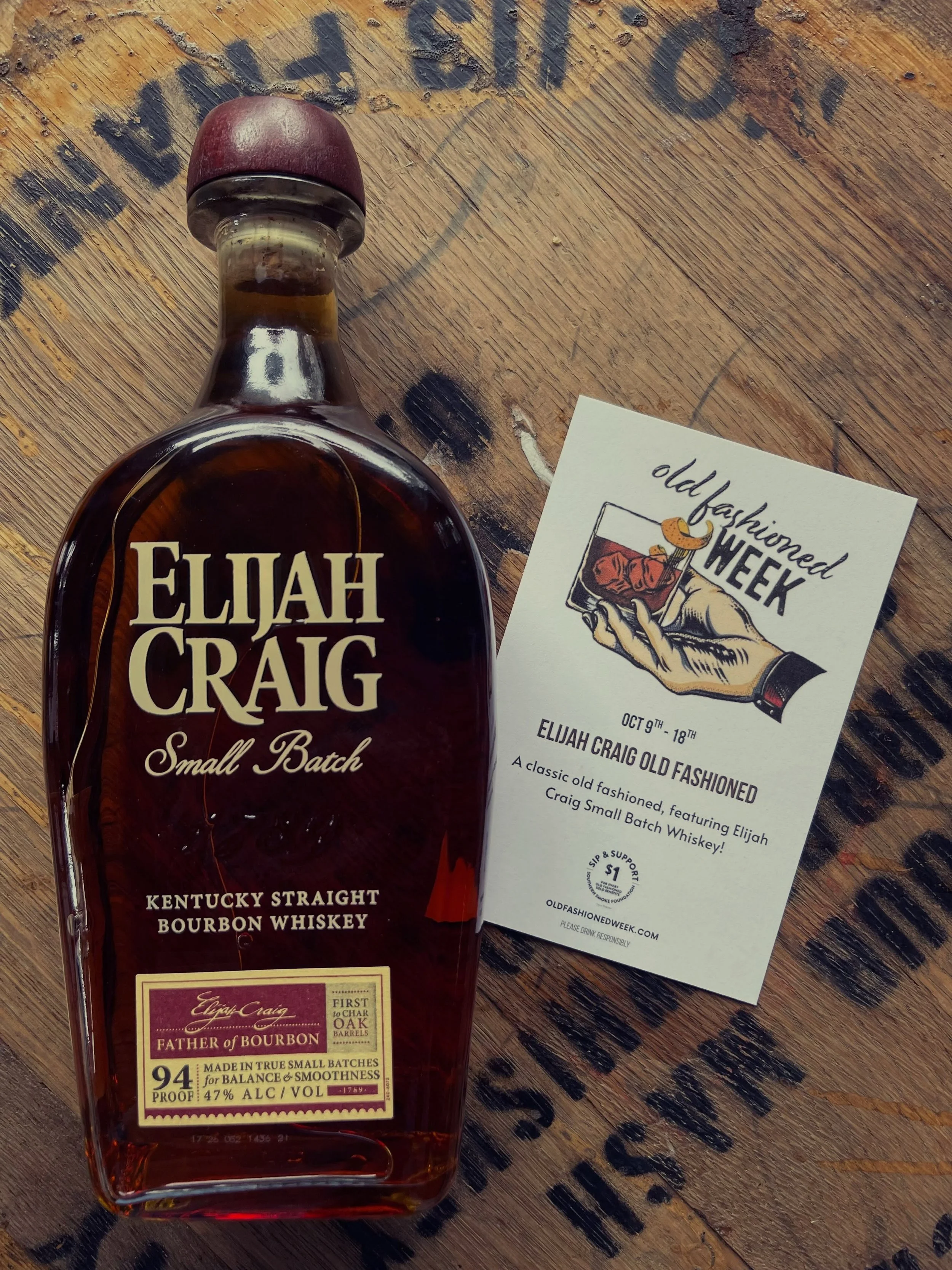 Elijah Craig Old Fashioned Week kicks off TONIGHT!! 
For every @elijahcraig Small Batch old fashioned sold, Elijah Craig will donate $1 to @southernsmokefoundation benefiting hospitality workers in crisis. We love an old fashioned here at Russell&rsq