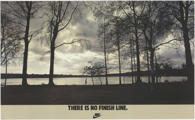 Nike's No Finish Line ad campaign of the 70's & 80's.