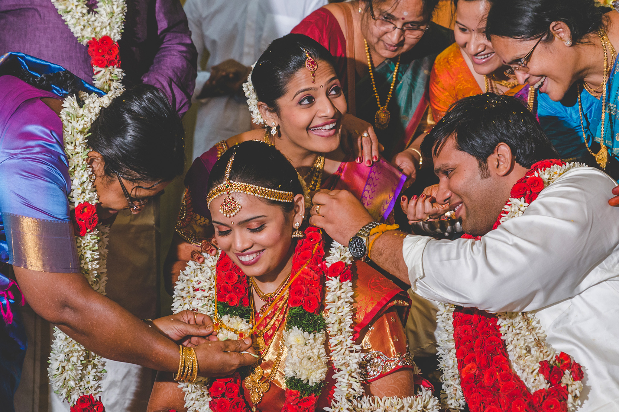 Ramkumar did a fabulous job with my pre-wedding/wedding photographs. As someone who is not photogenic and is very conscious in front of a camera, I was surprised to see how good I looked in the photos. He managed to capture very many beautiful moments that I would cherish for a lifetime. Highly, highly recommended. - Ashwini, Bride.